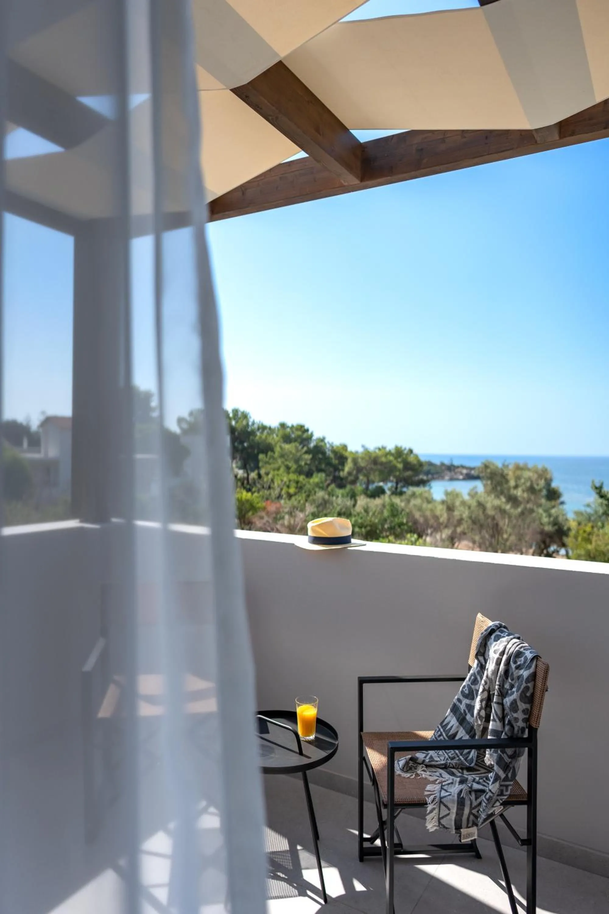Balcony/Terrace in THERETRA PEFKI Seaside