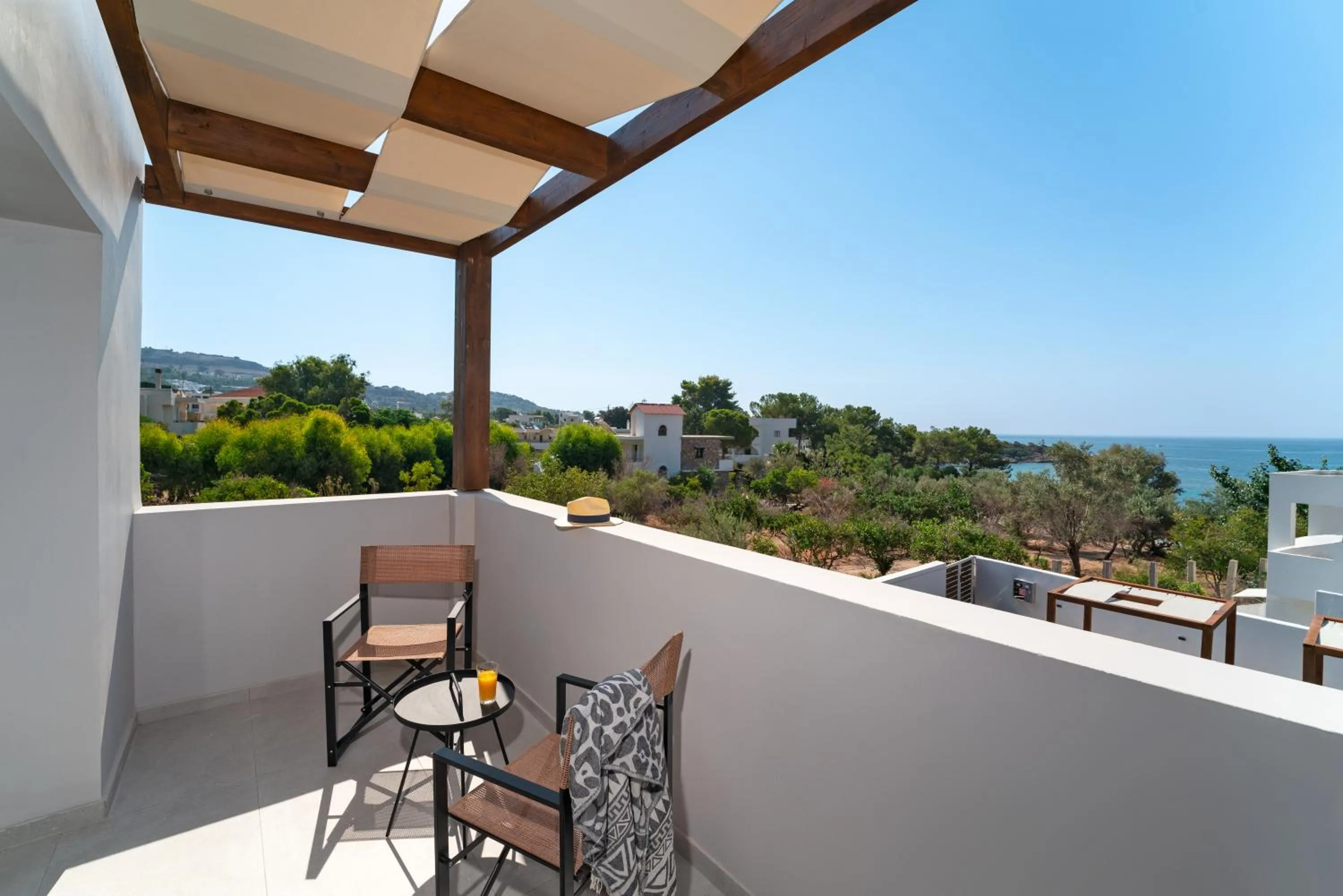 Balcony/Terrace in THERETRA PEFKI Seaside