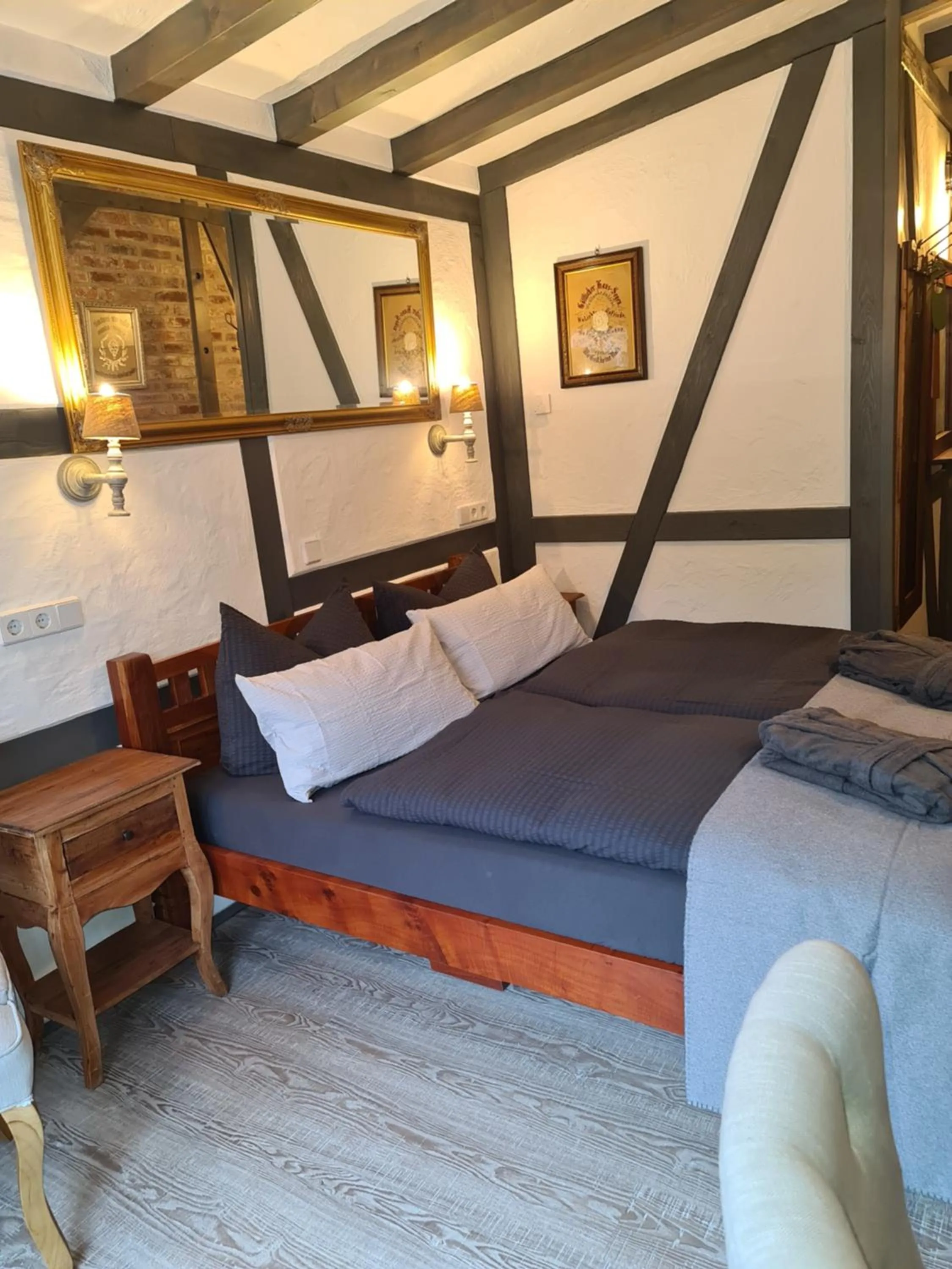 Bed in Hotel b&b altes hinterhäusel