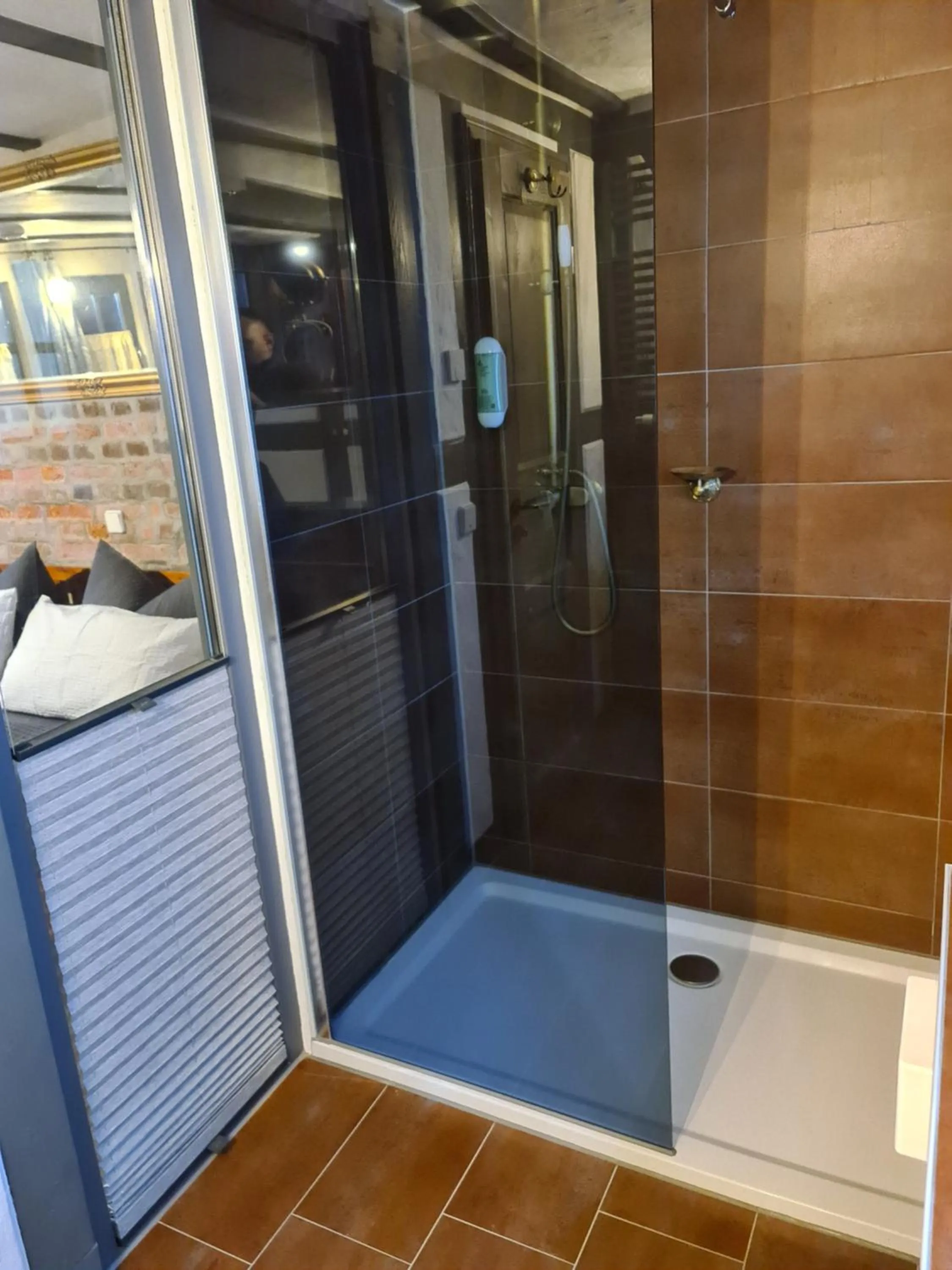 Shower in Hotel b&b altes hinterhäusel