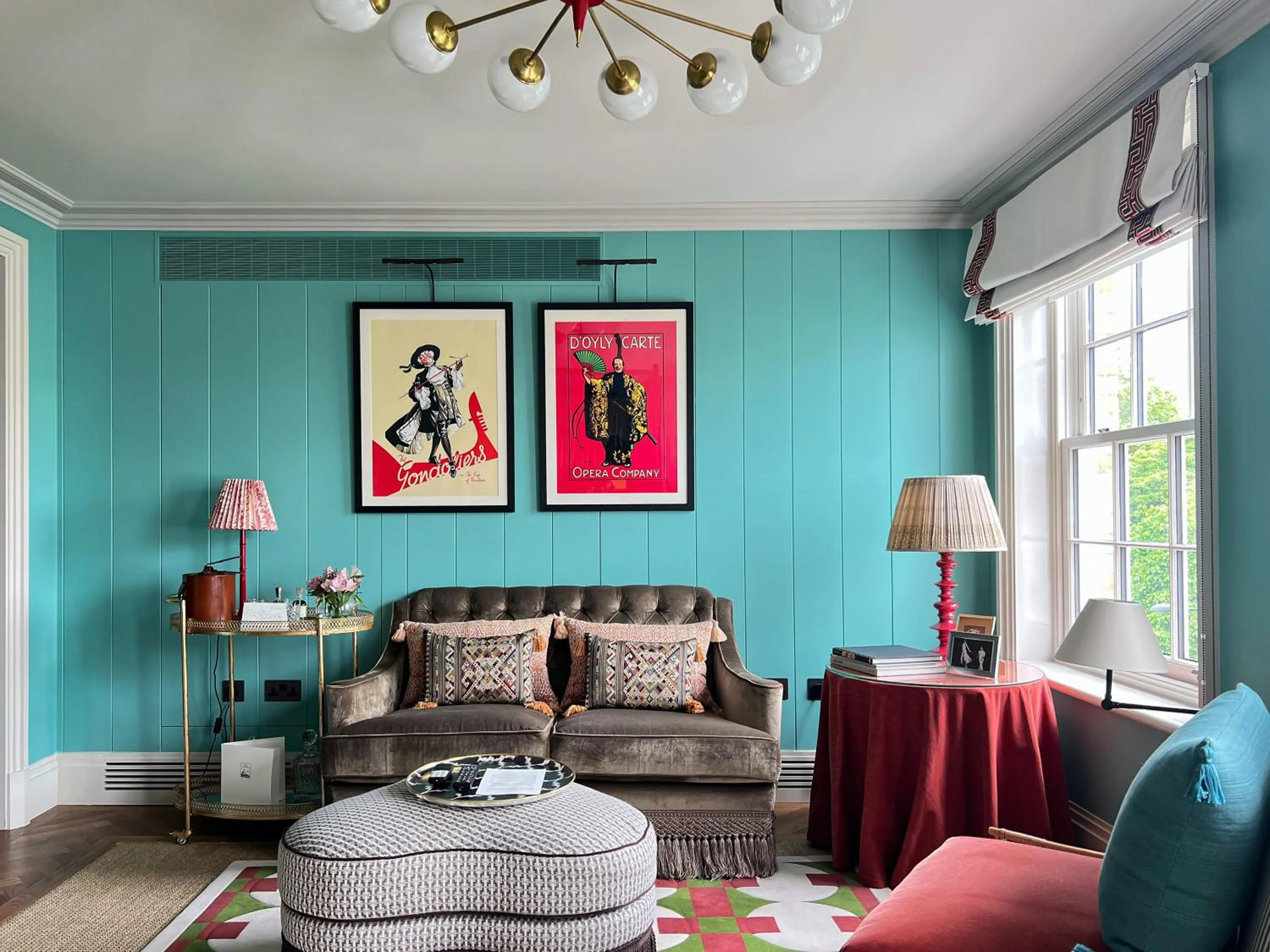 Seating area in Beaverbrook Town House