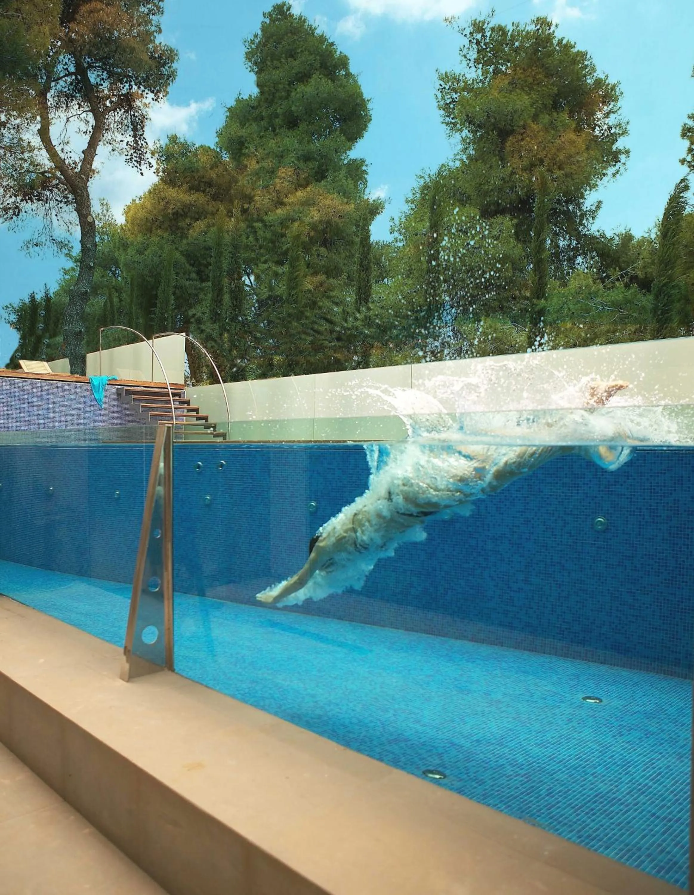 Swimming pool in Life Gallery Athens