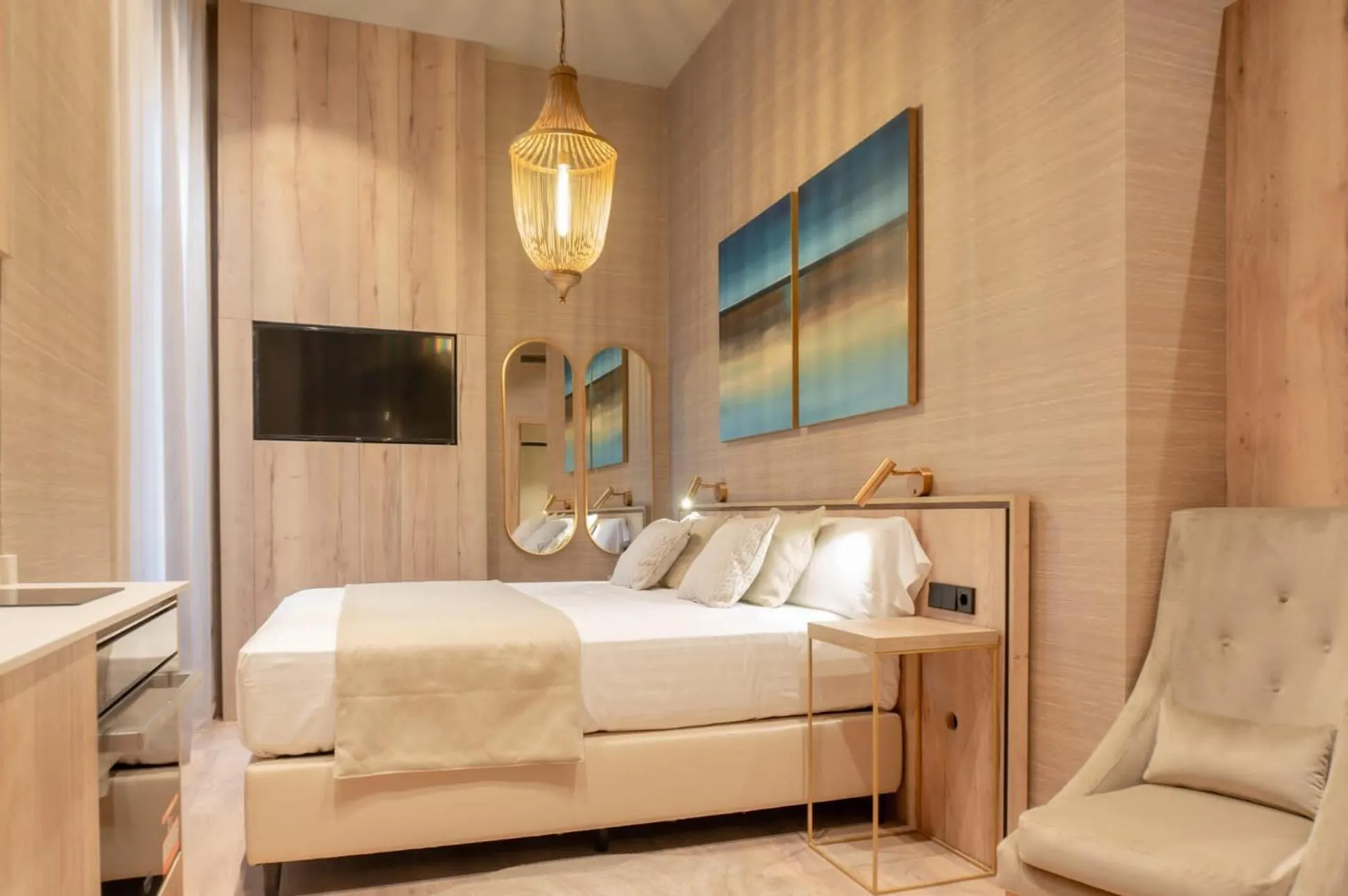 Patio, Bed in The Valentia Corretgería