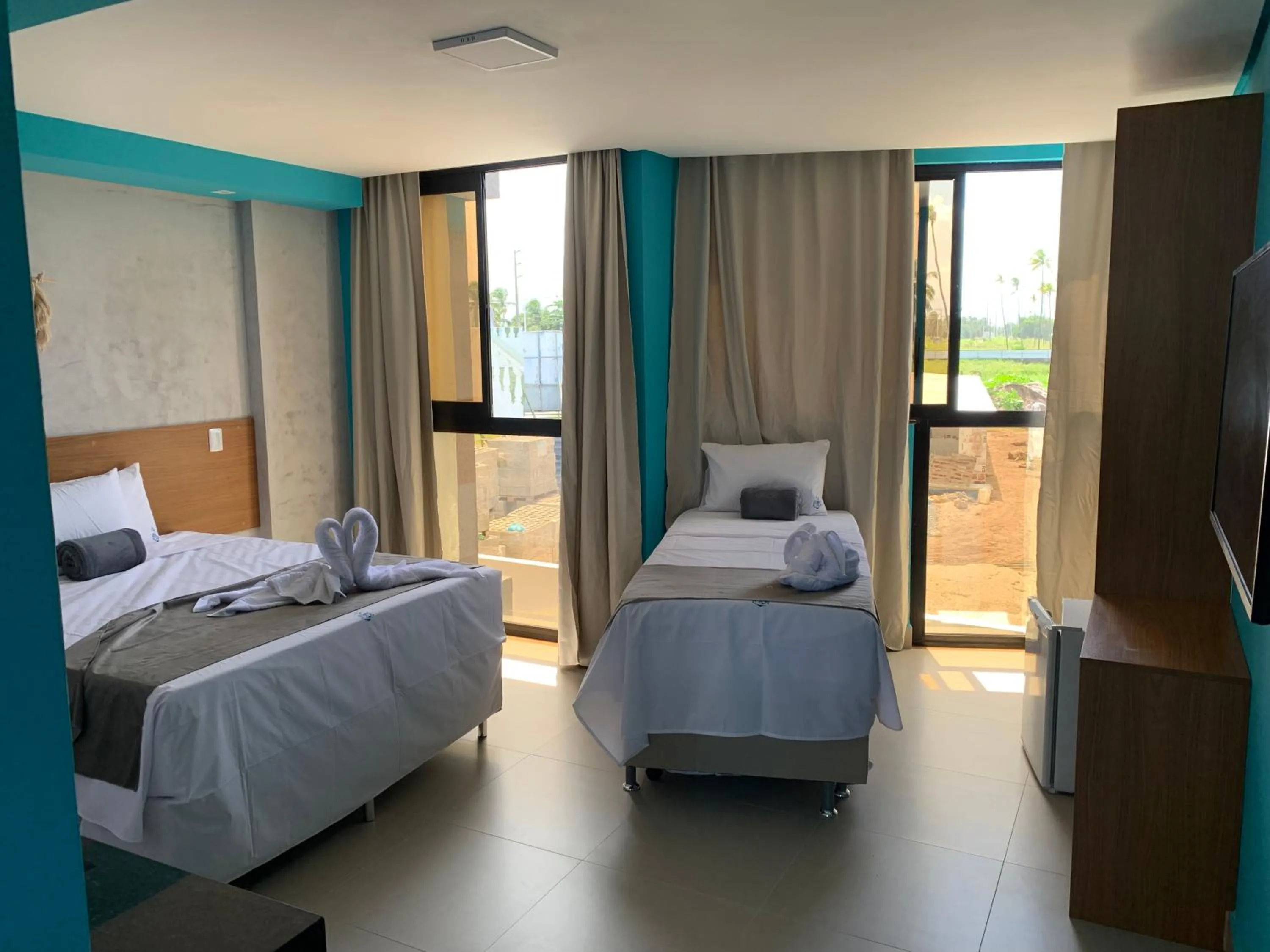 Bed in Pousada Atlantic