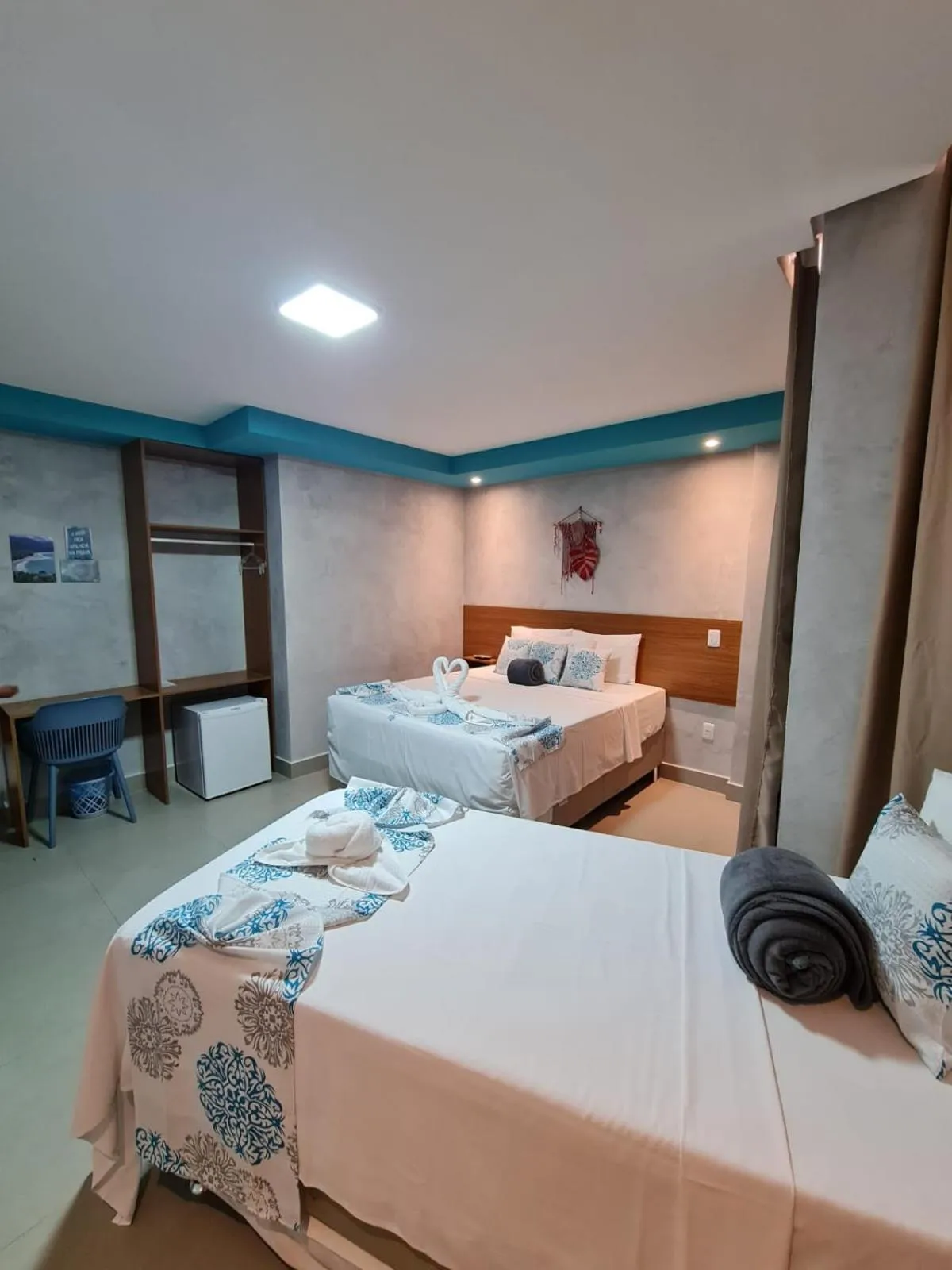 Bedroom, Bed in Pousada Atlantic