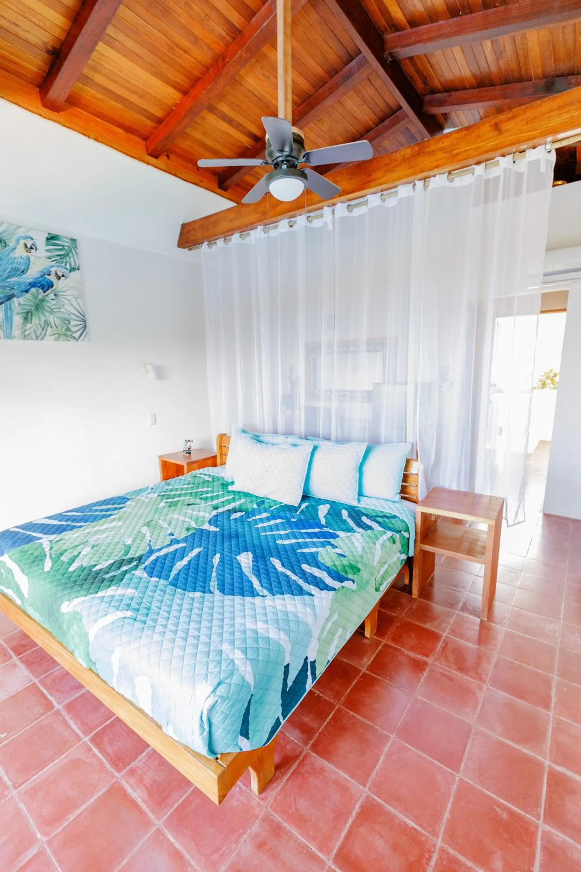 Bed in Hotel Planeta Sano