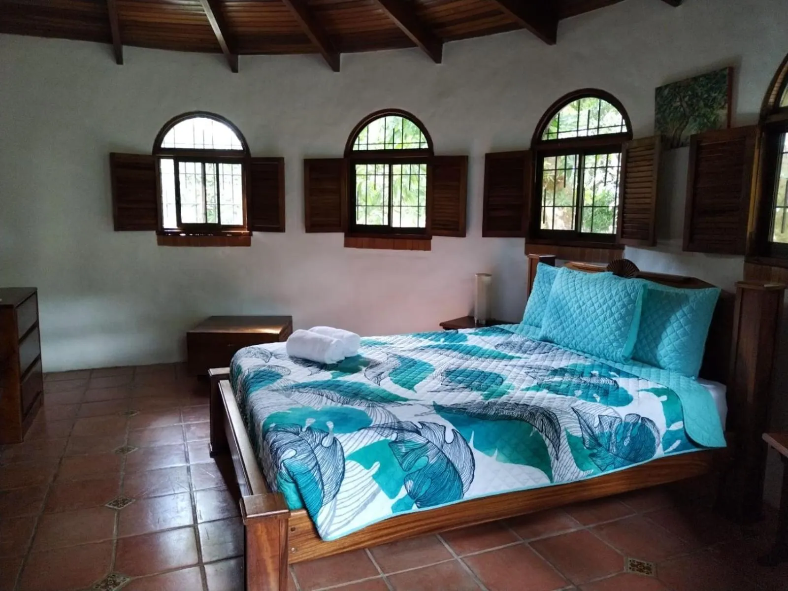 Bed in Hotel Planeta Sano