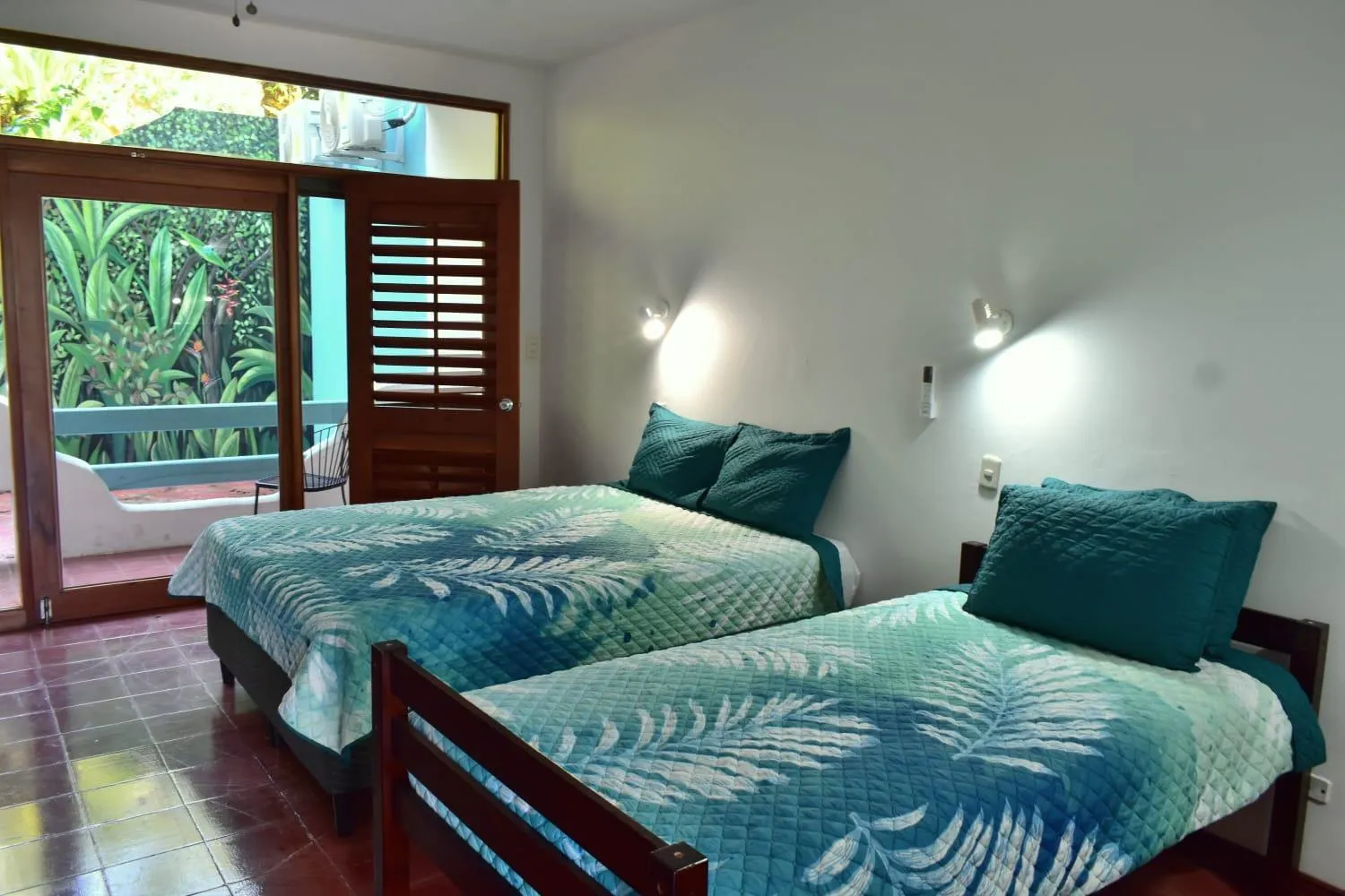 Bed in Hotel Planeta Sano