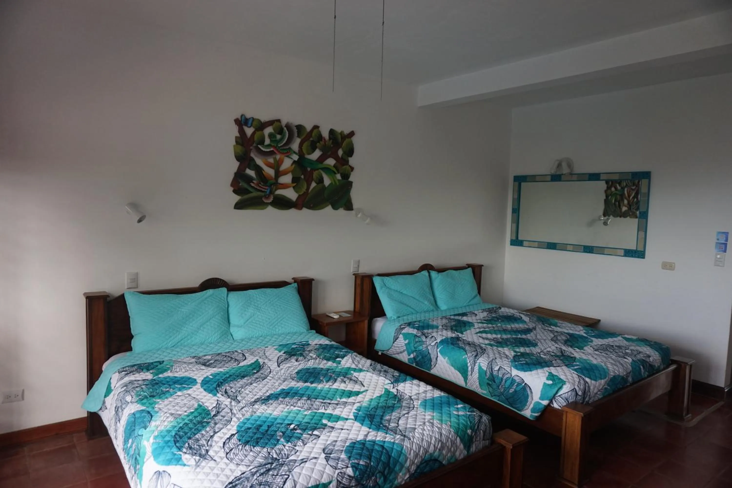 Bed in Hotel Planeta Sano