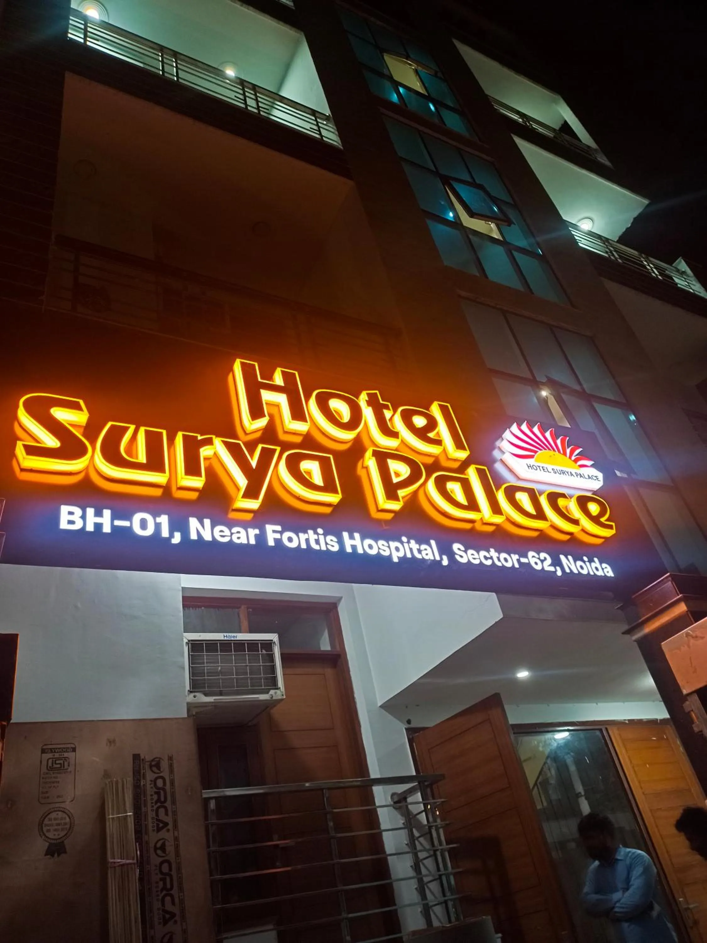 Property logo or sign in Hotel Surya Palace By Aura