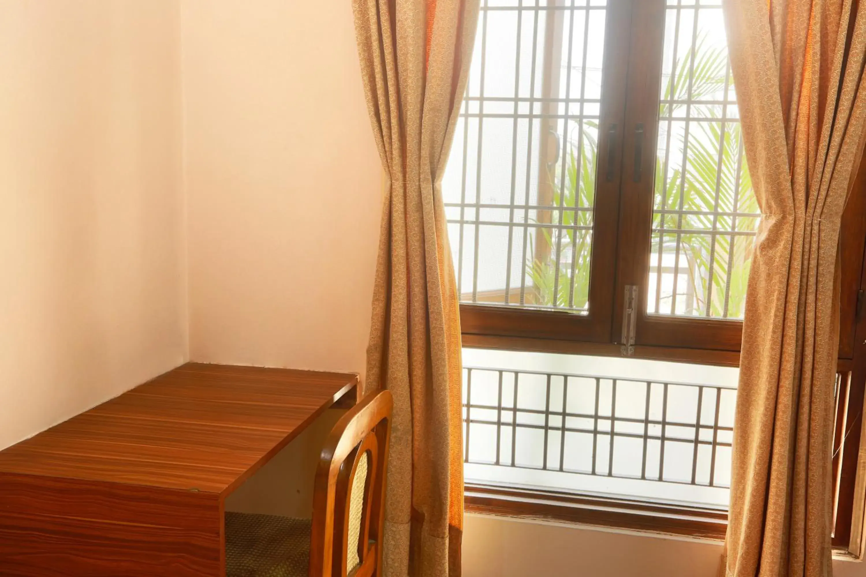 Balcony/Terrace, Bed in Hotel Surya Palace By Aura Balcony/Terrace, Bed in Hotel Surya Palace By Aura
