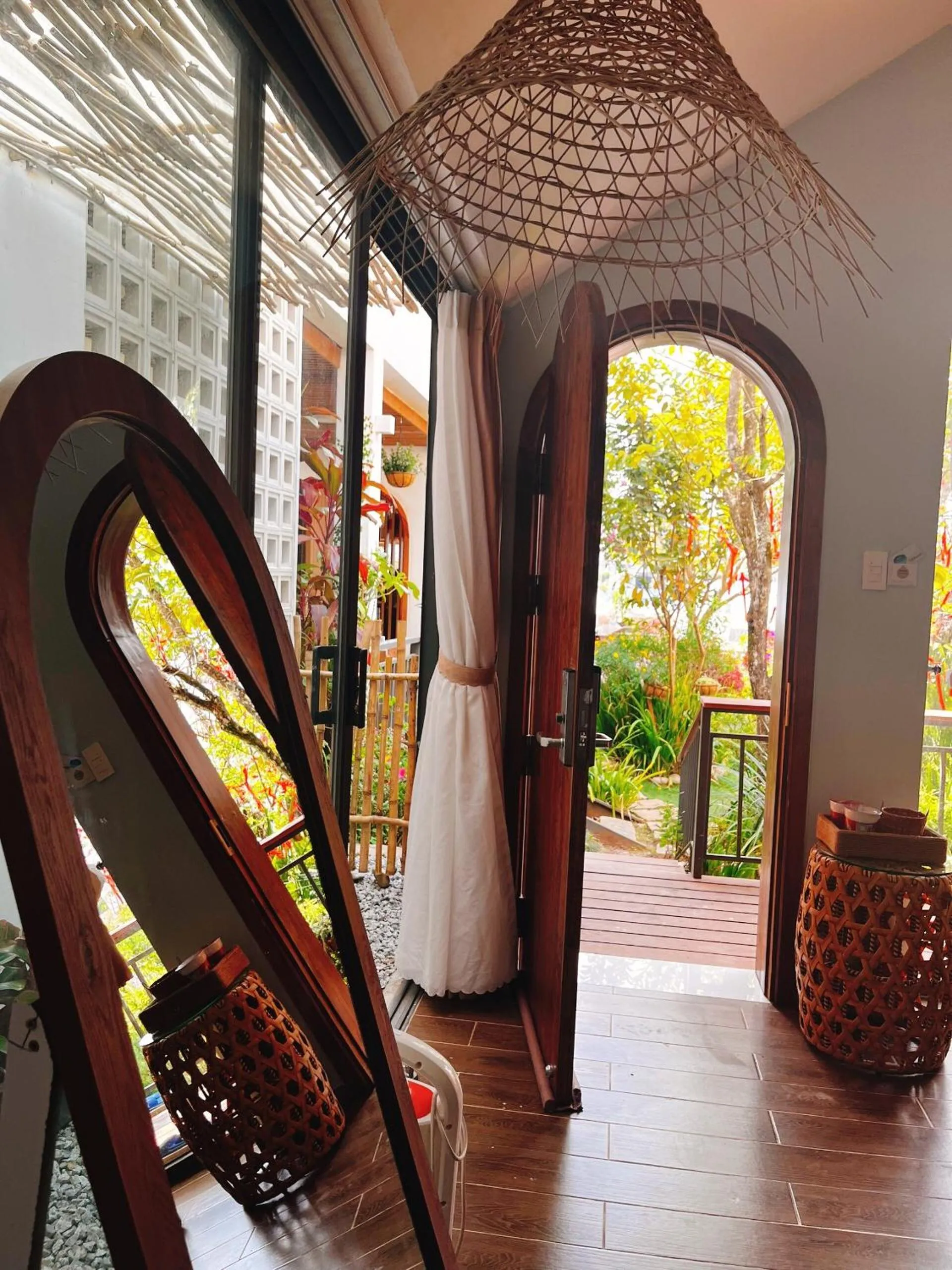 Garden in Nhà Sói Homestay Da Lat