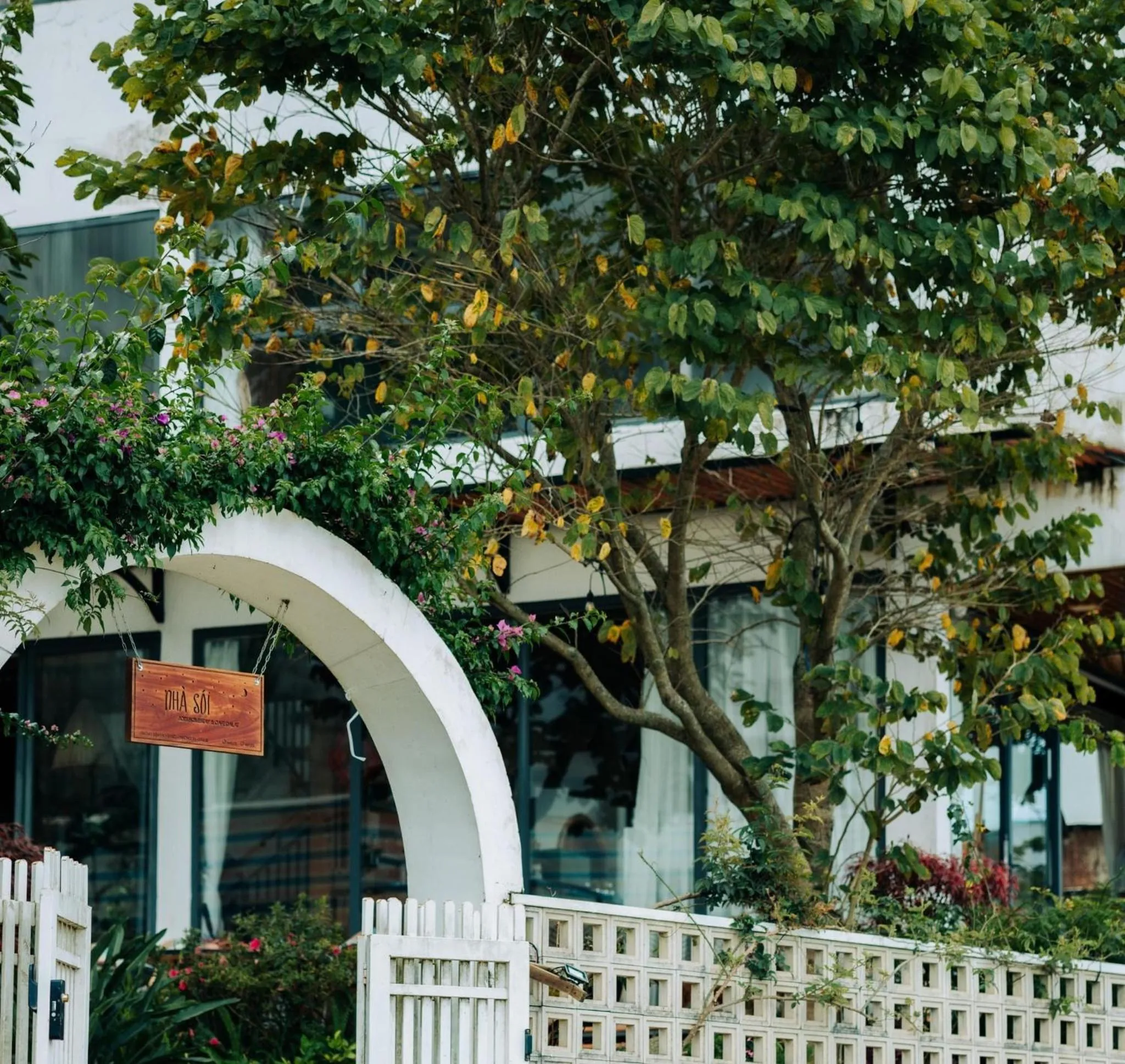 Garden in Nhà Sói Homestay Da Lat