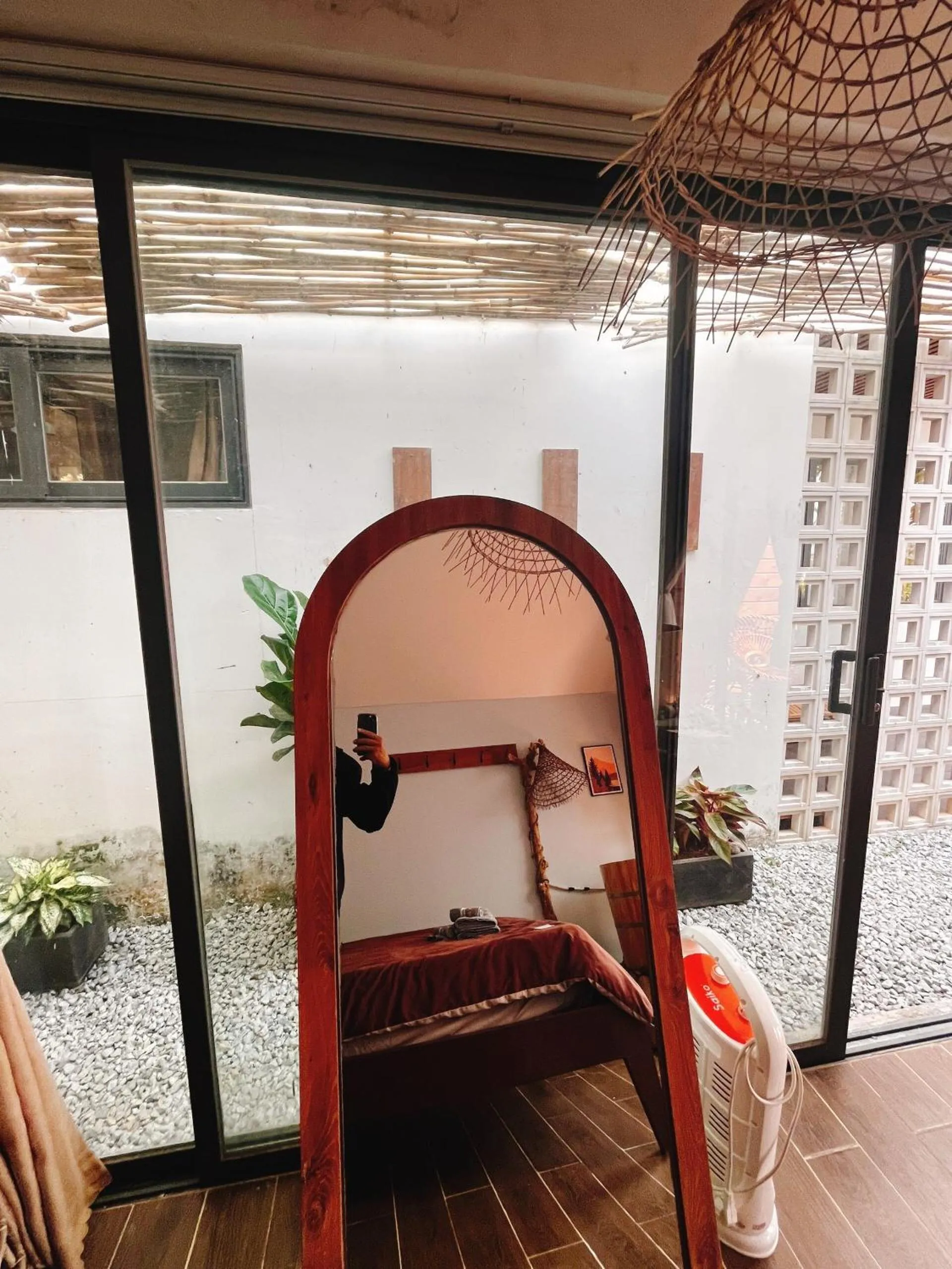 View (from property/room), Bed in Nhà Sói Homestay Da Lat