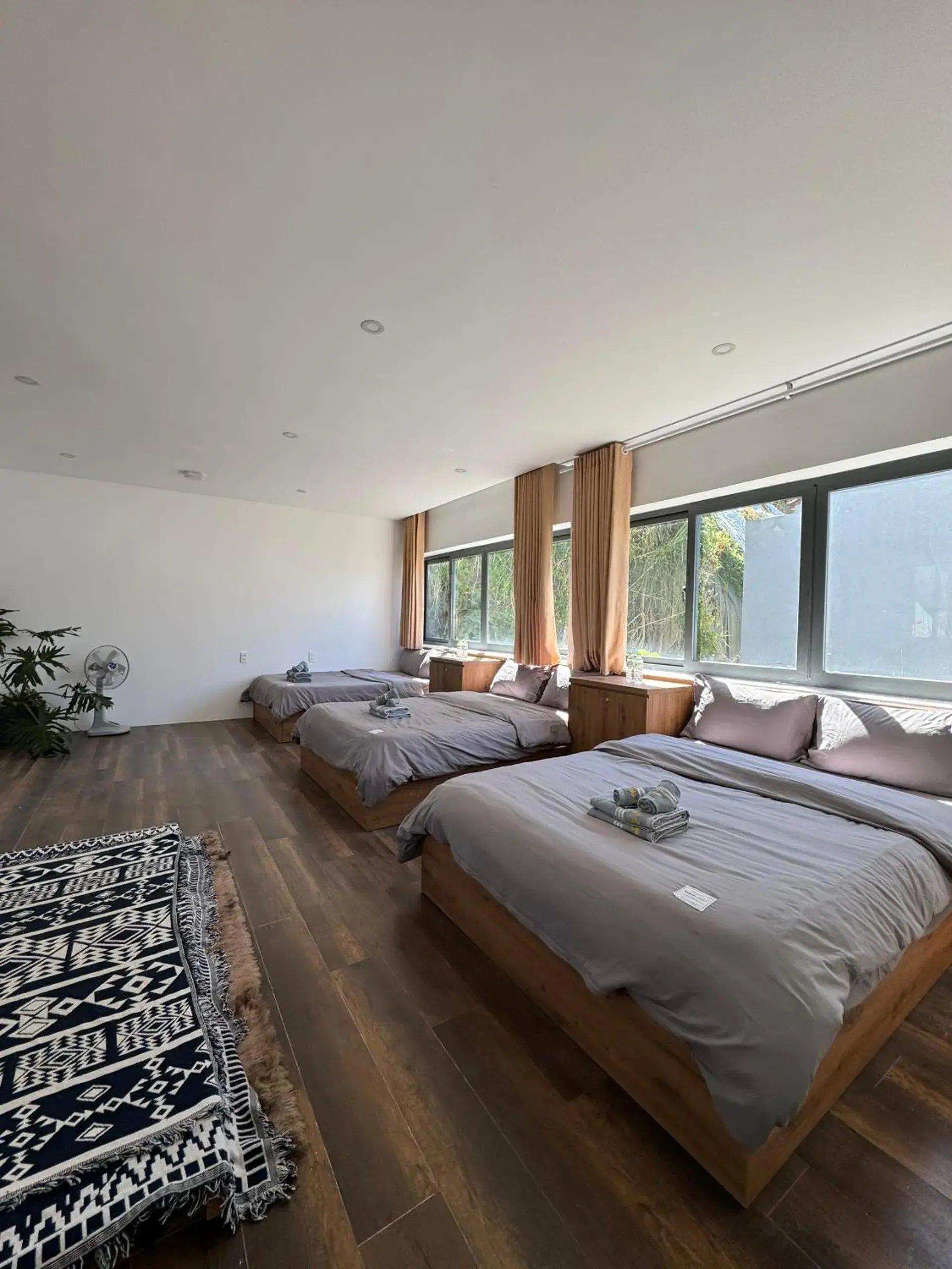 Triple Room with View in Nhà Sói Homestay Da Lat Triple Room with View in Nhà Sói Homestay Da Lat