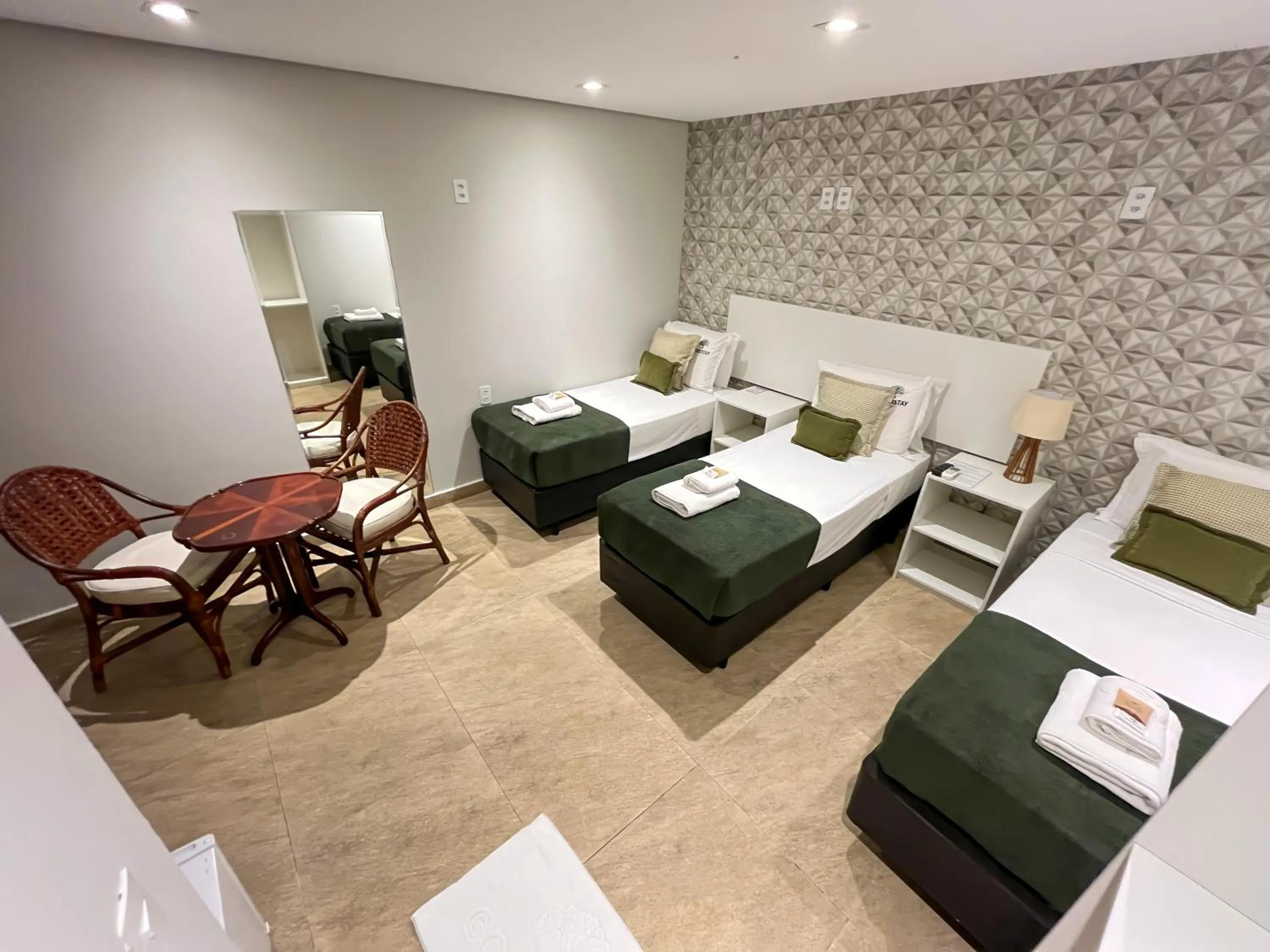 Bed in GoodStay São Paulo Ibirapuera