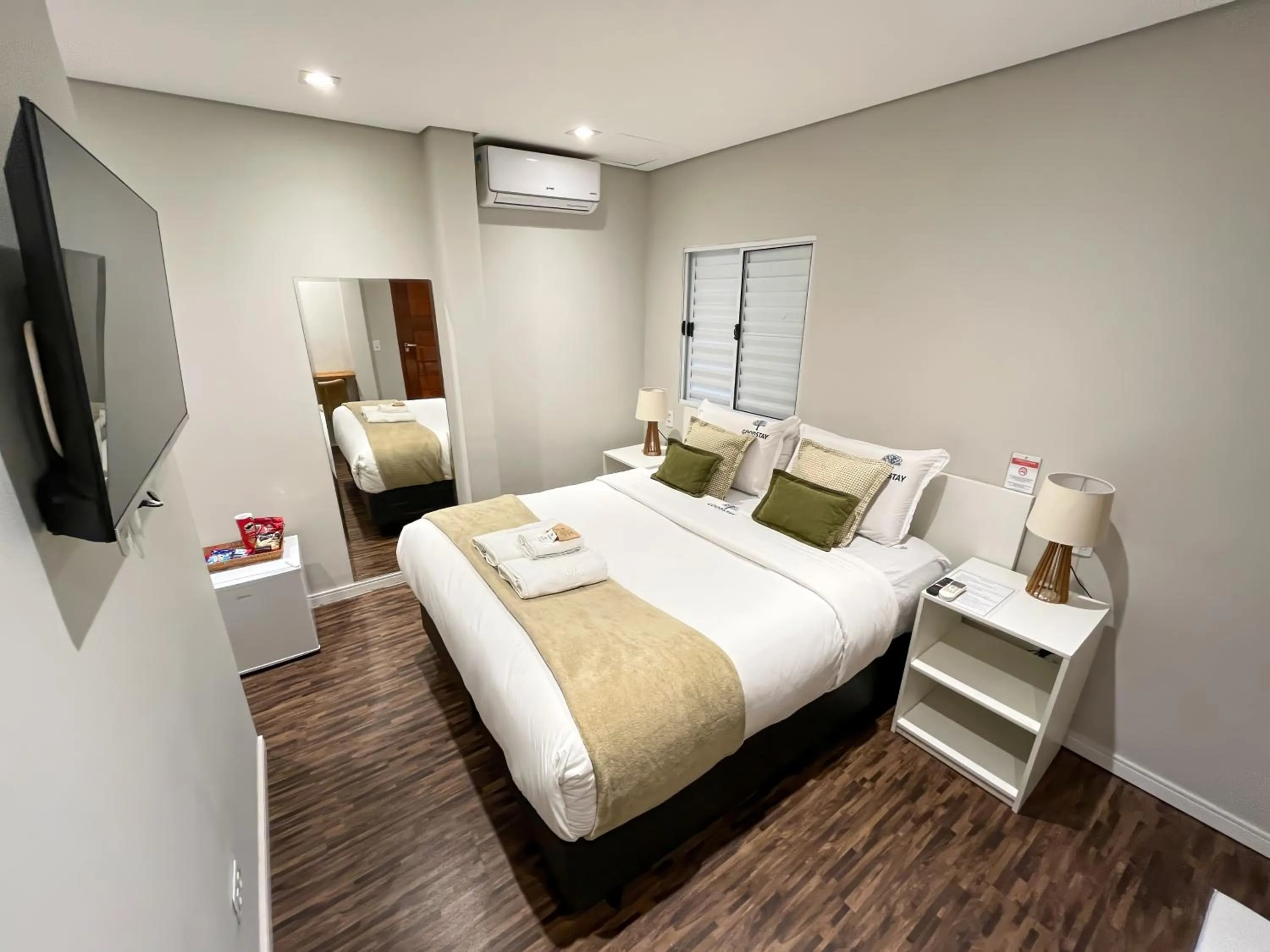 Bed in GoodStay São Paulo Ibirapuera