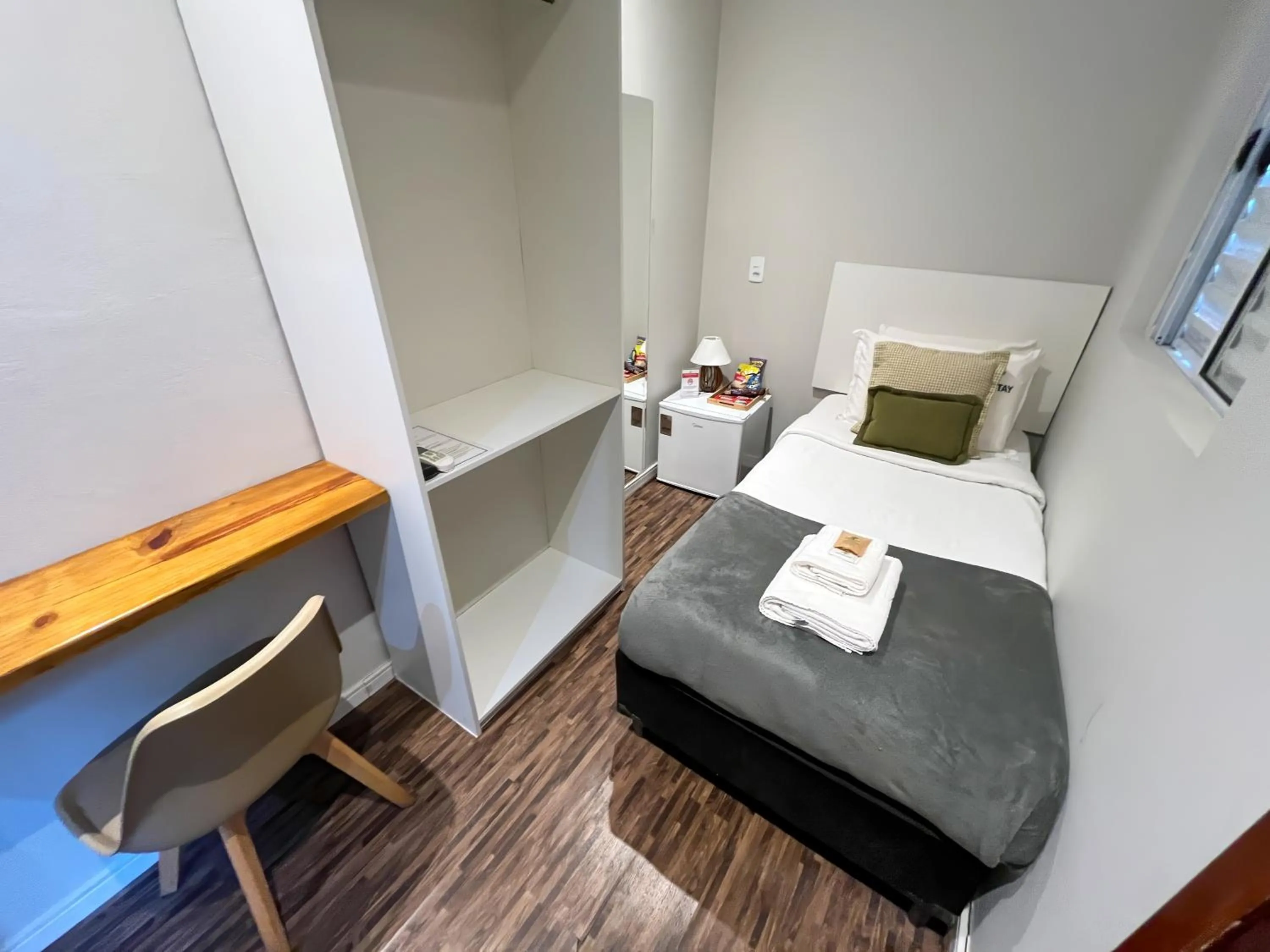 Bed in GoodStay São Paulo Ibirapuera