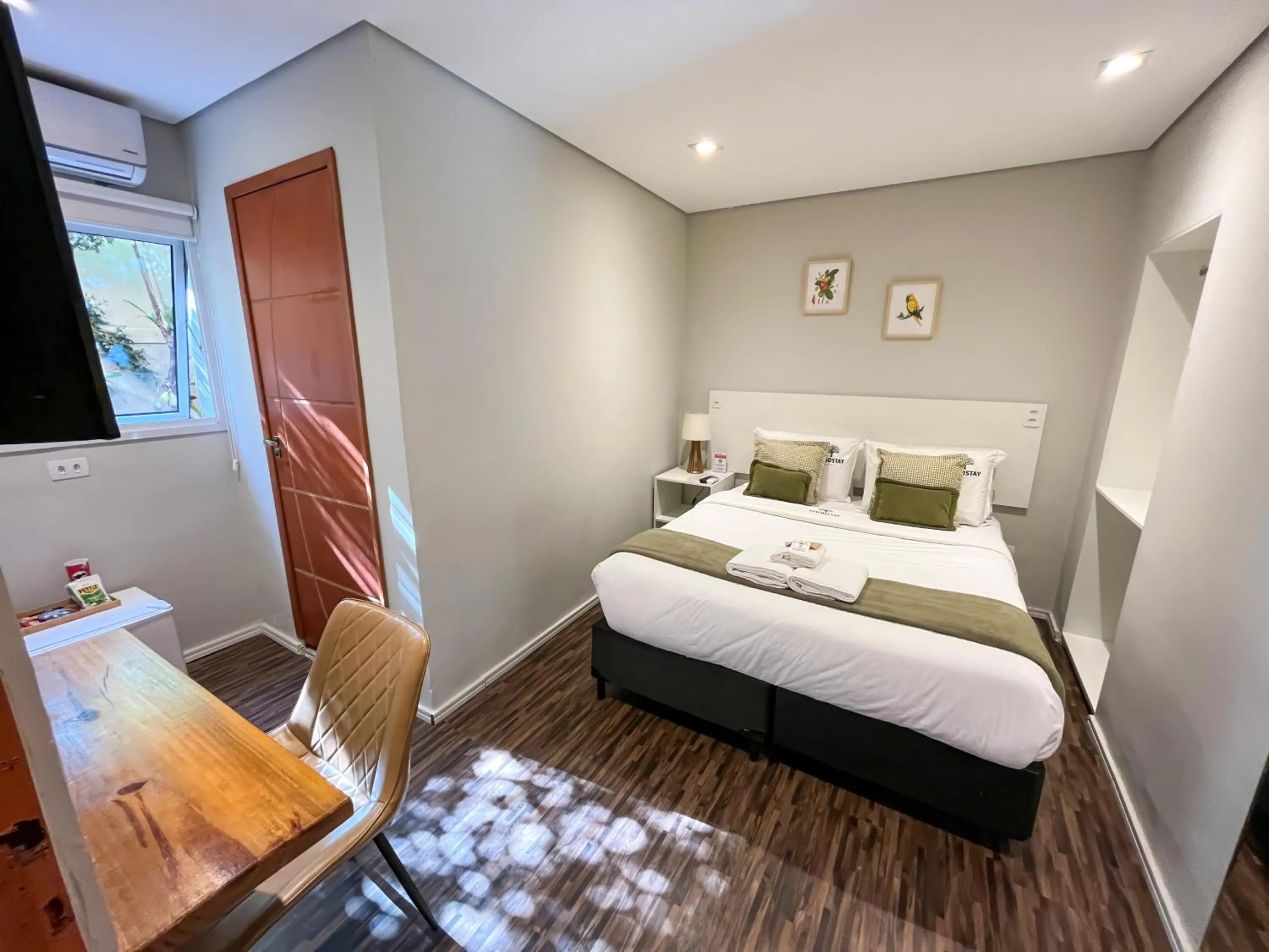 Bed in GoodStay São Paulo Ibirapuera