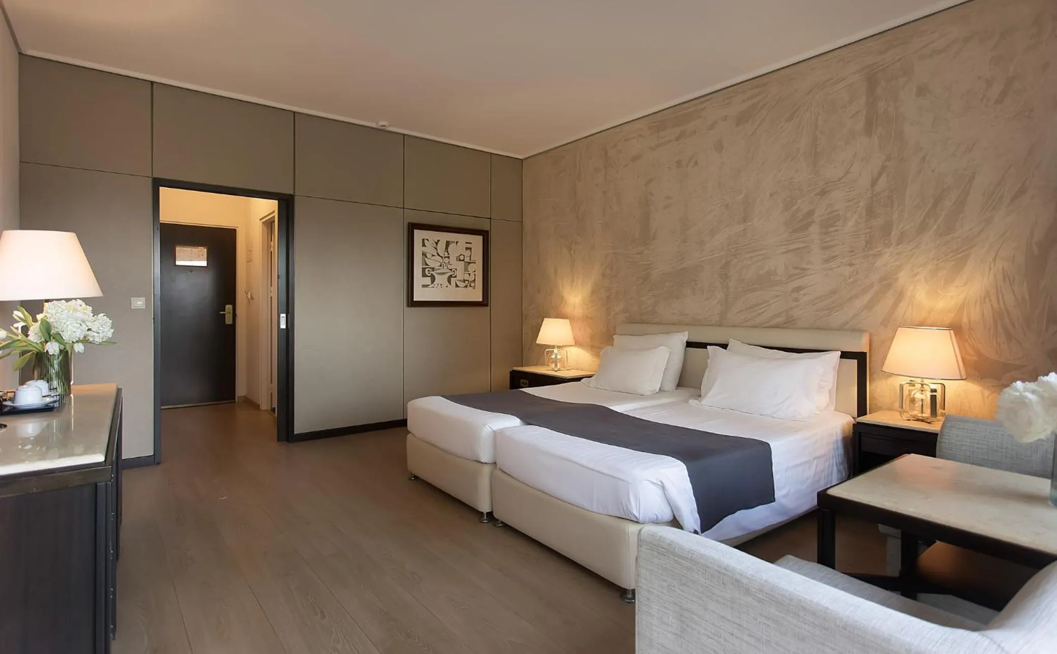 Bedroom, Bed in Corfu Holiday Palace