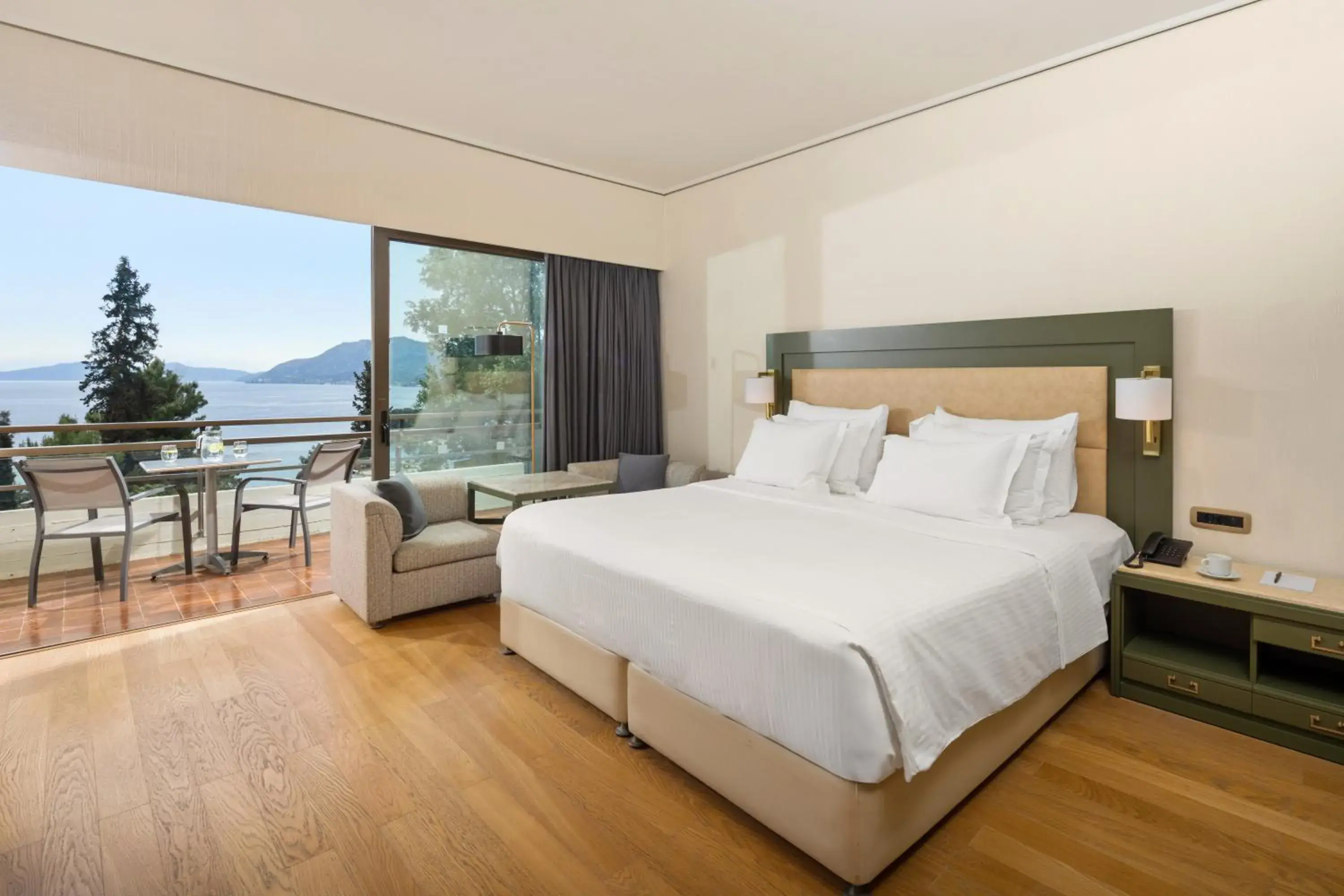 Photo of the whole room, Bed in Corfu Holiday Palace Photo of the whole room, Bed in Corfu Holiday Palace