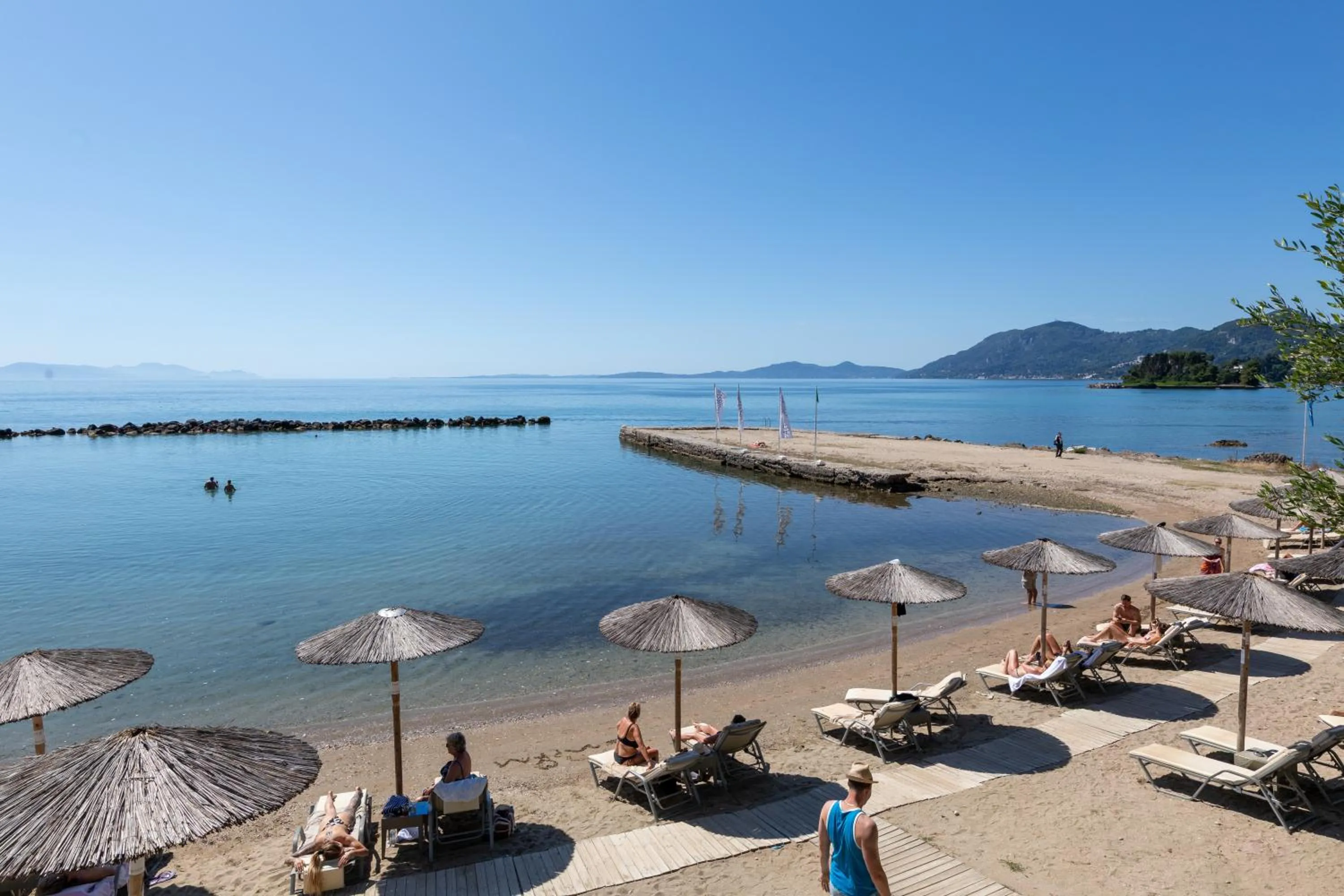 Beach in Corfu Holiday Palace