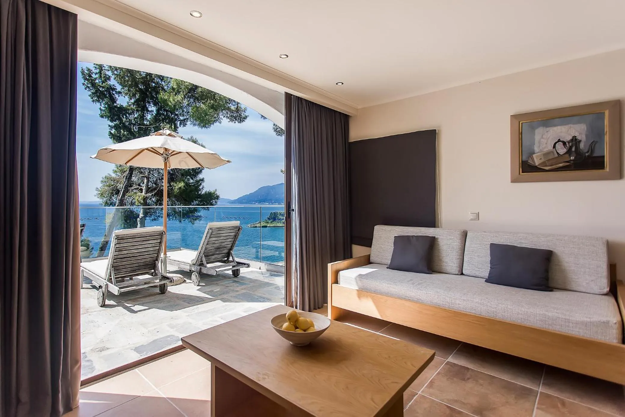 Seating area in Corfu Holiday Palace