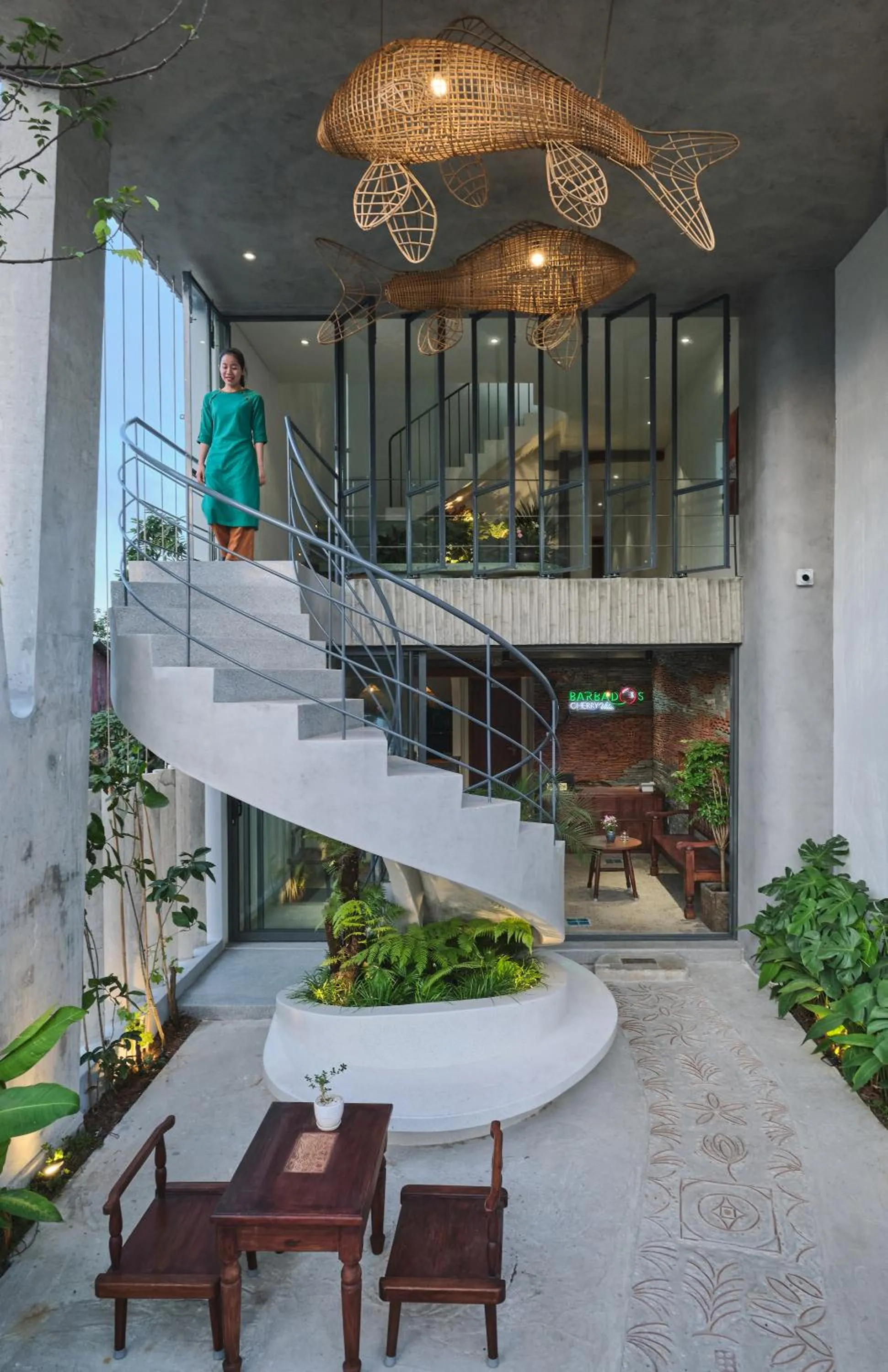 Decorative detail in Barbados Cherry Villa