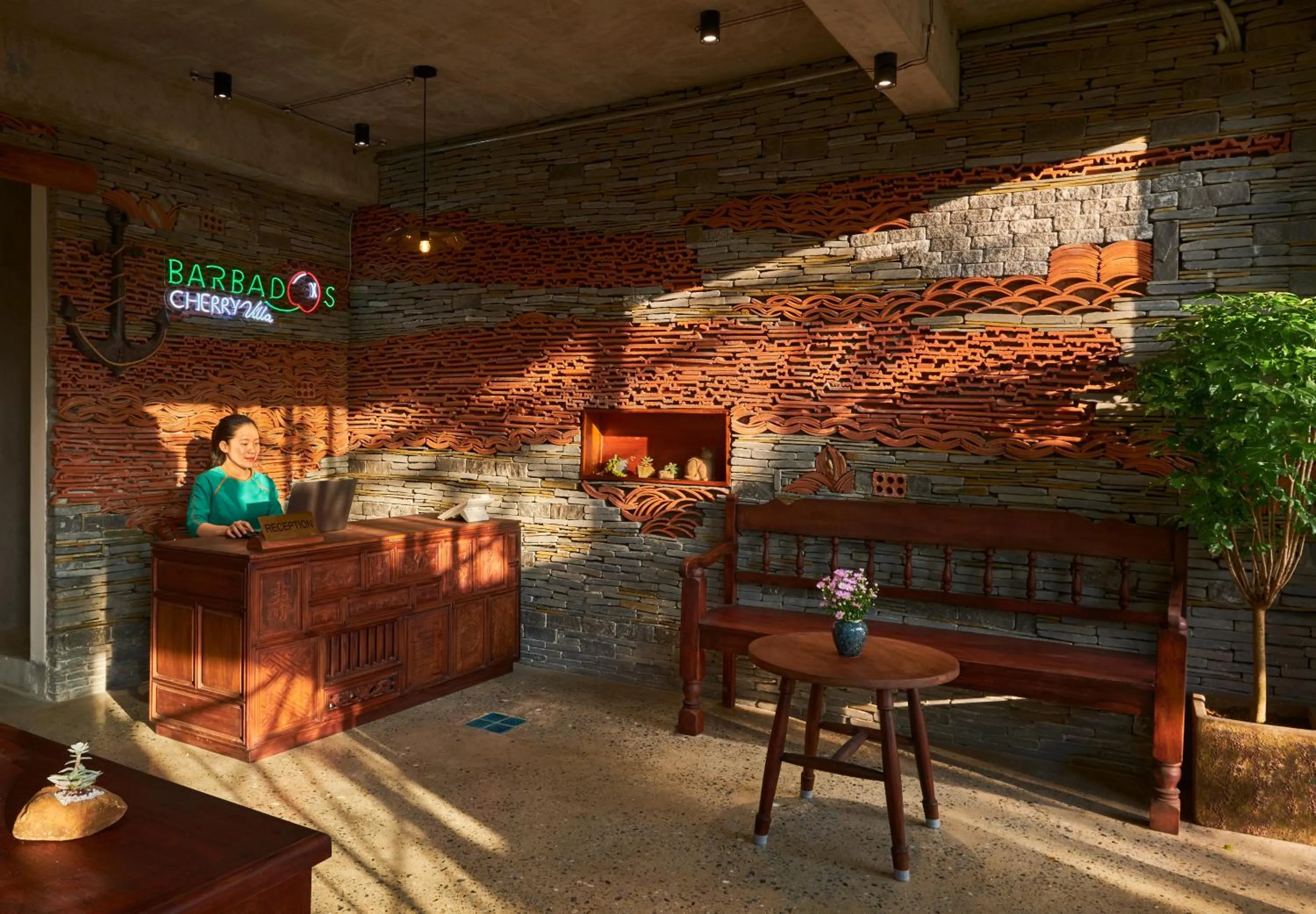 Lobby or reception in Barbados Cherry Villa