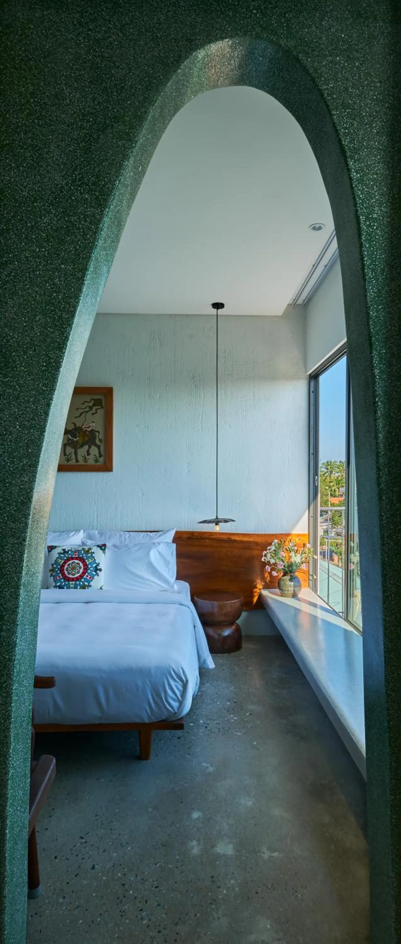 Decorative detail, Bed in Barbados Cherry Villa
