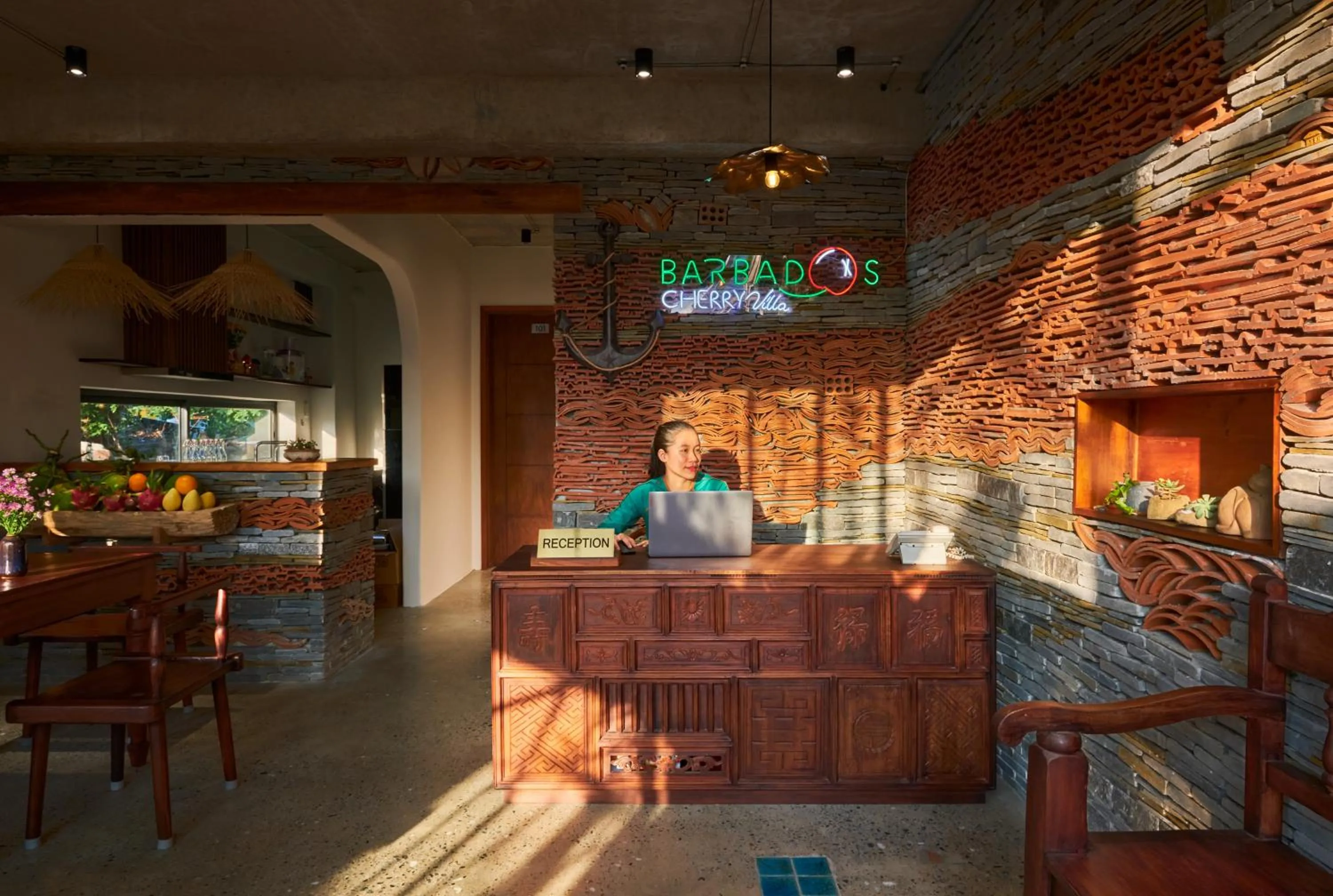 Lobby or reception in Barbados Cherry Villa