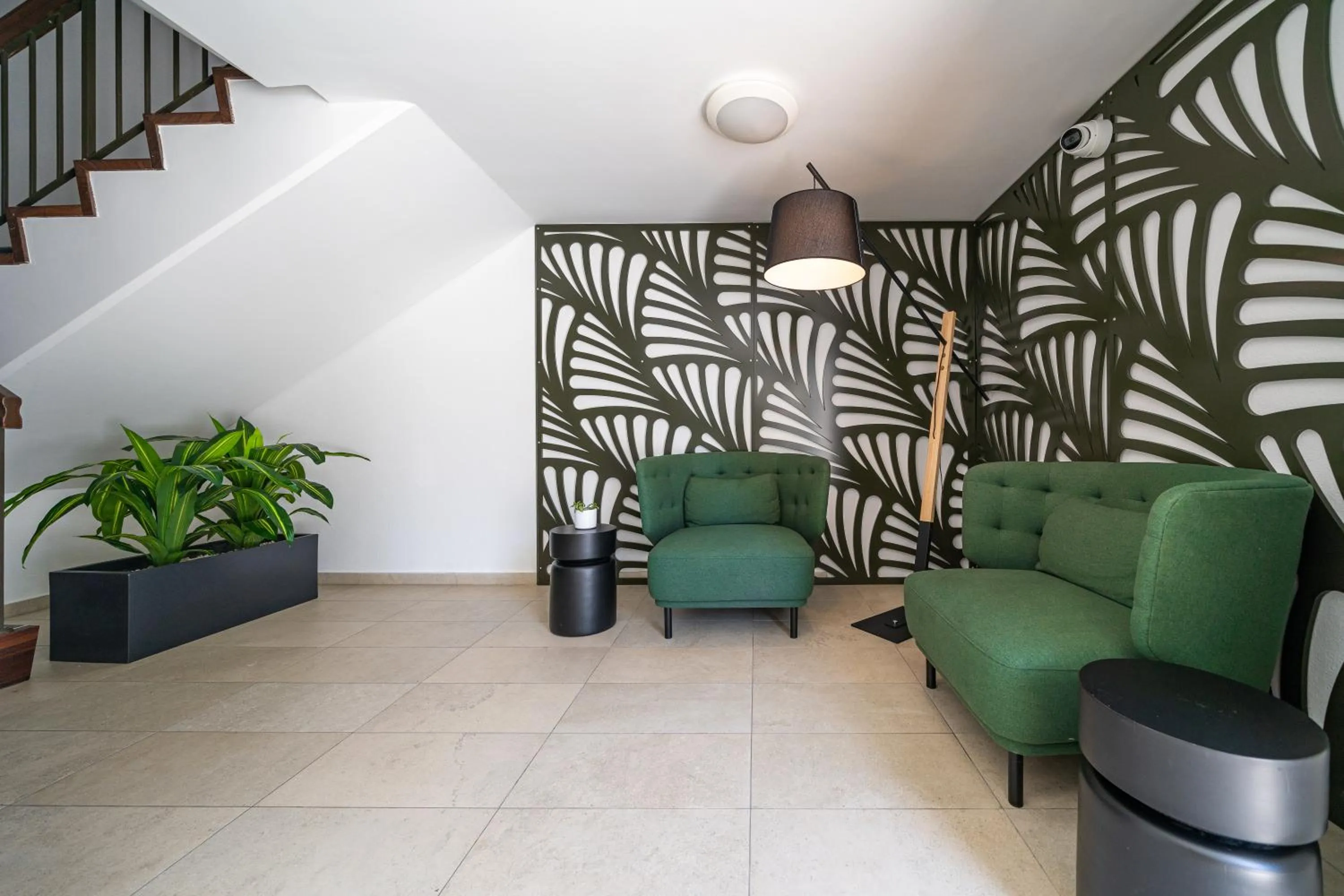 Seating area in Silver Park