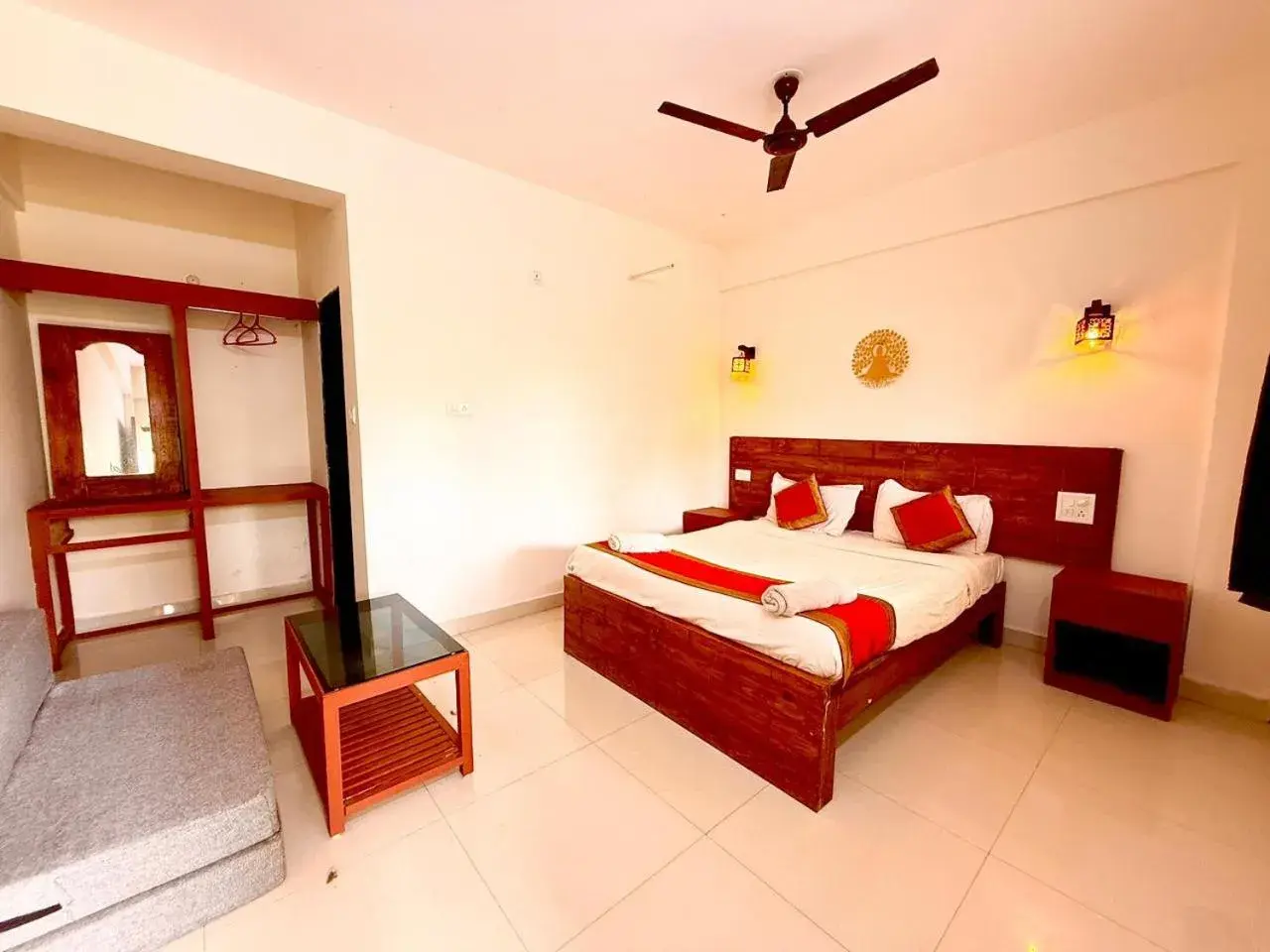 Bed in The Mamta Courtyard Anjuna Bed in The Mamta Courtyard Anjuna