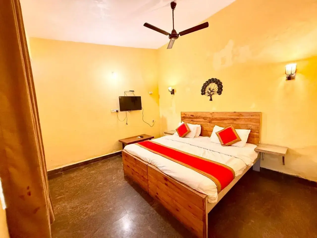 Bed in The Mamta Courtyard Anjuna Bed in The Mamta Courtyard Anjuna