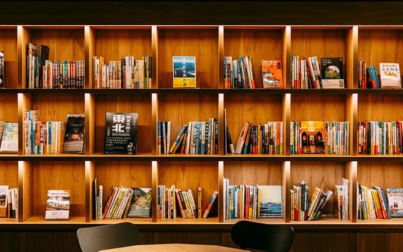 Communal lounge/ TV room in WeBase Kyoto