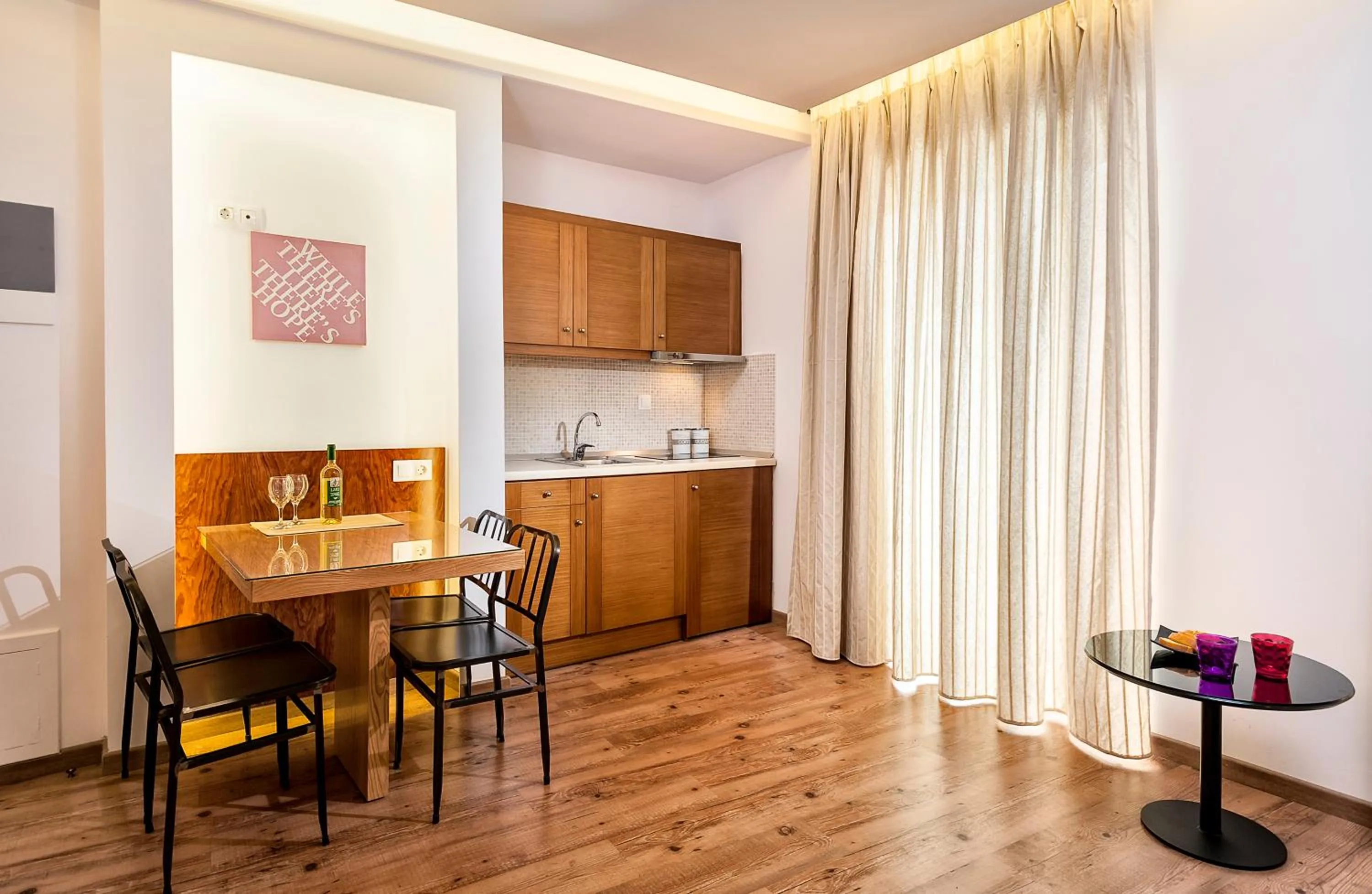 Kitchen or kitchenette in Elina Hotel Apartments