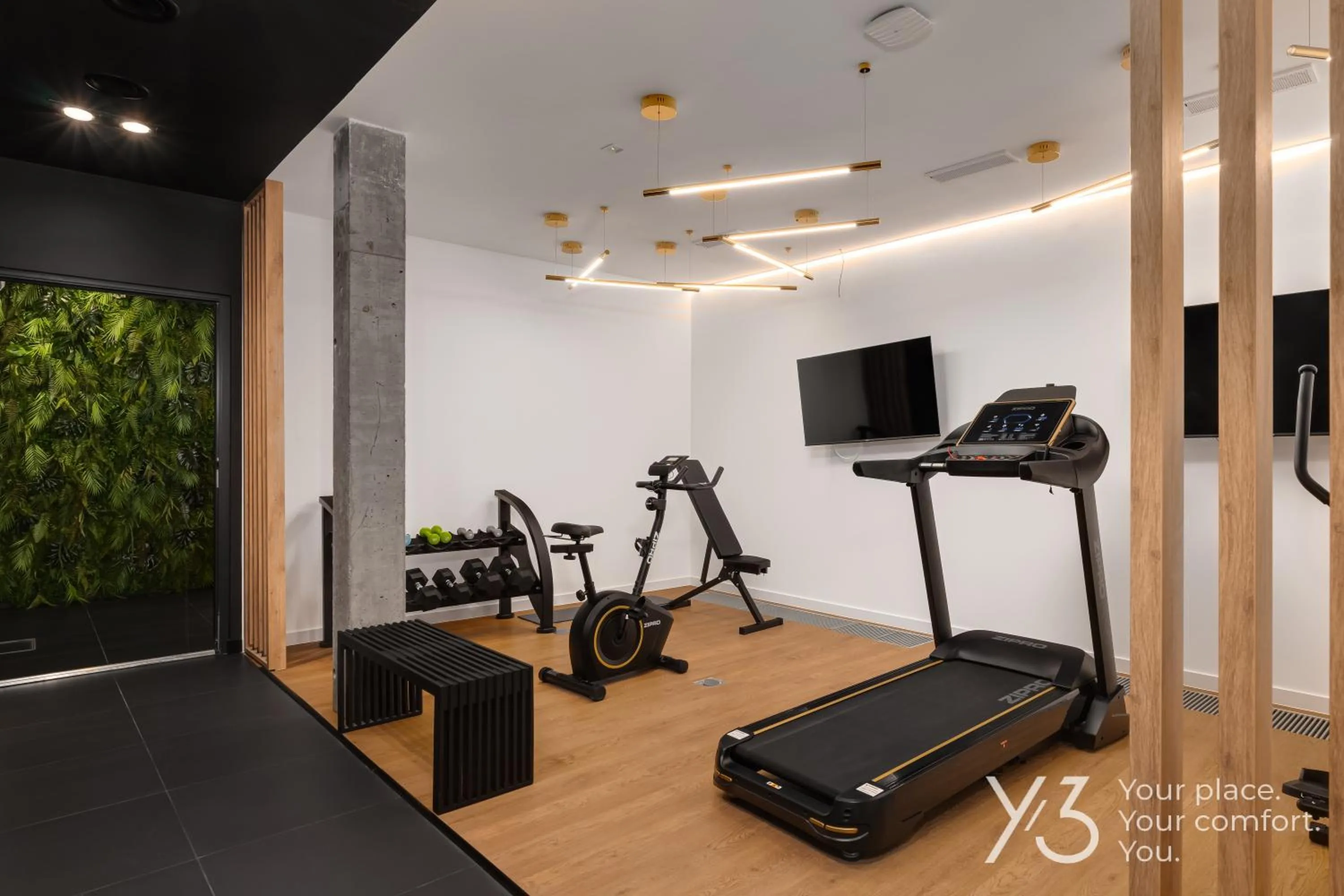 Fitness centre/facilities in Saint Martin by Y3 Hotels, Old Town with Wellness