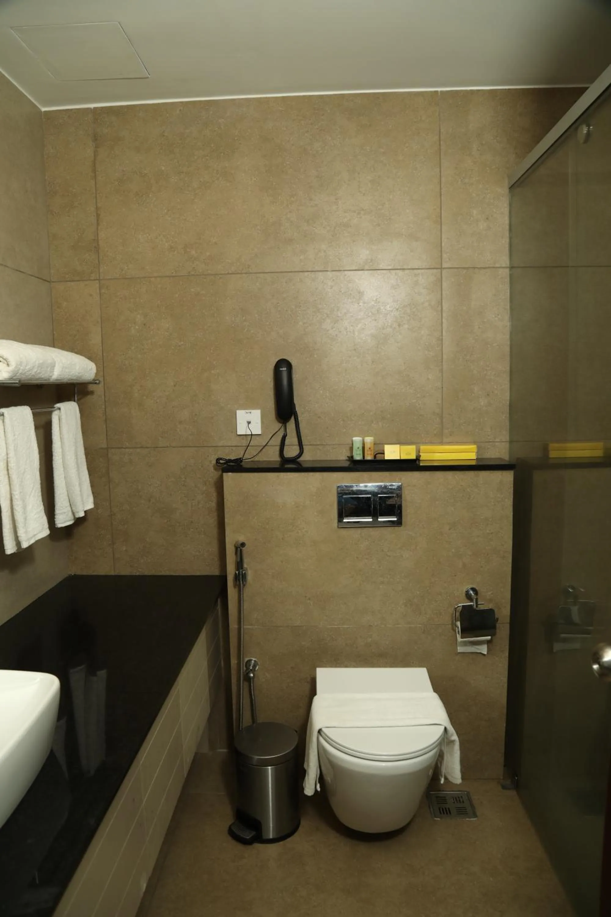 Bathroom in MARIYALAYAM MUNROE ISLAND RESIDENCY