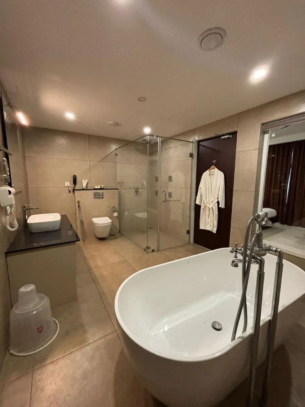 Bathroom in MARIYALAYAM MUNROE ISLAND RESIDENCY