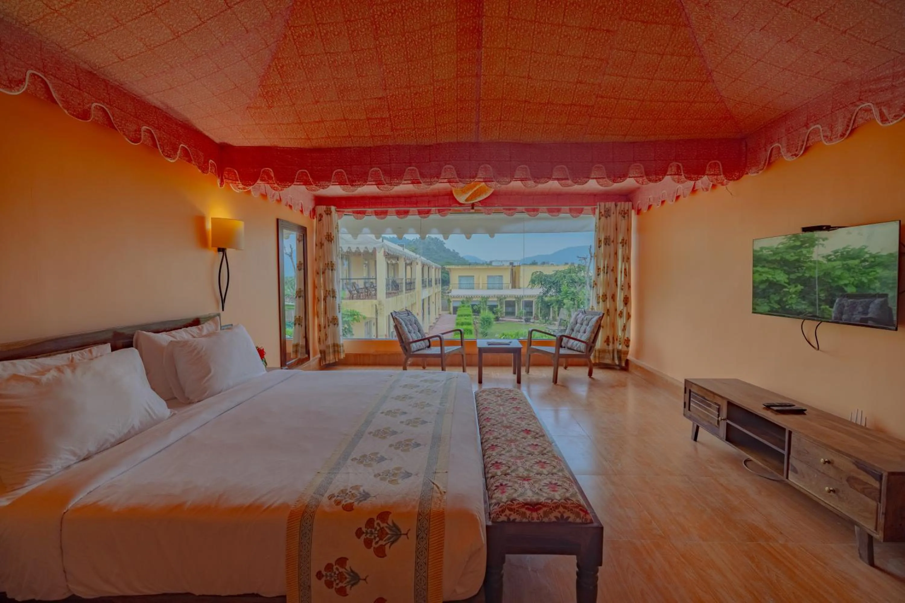 Bed in Ratan Villas Sariska