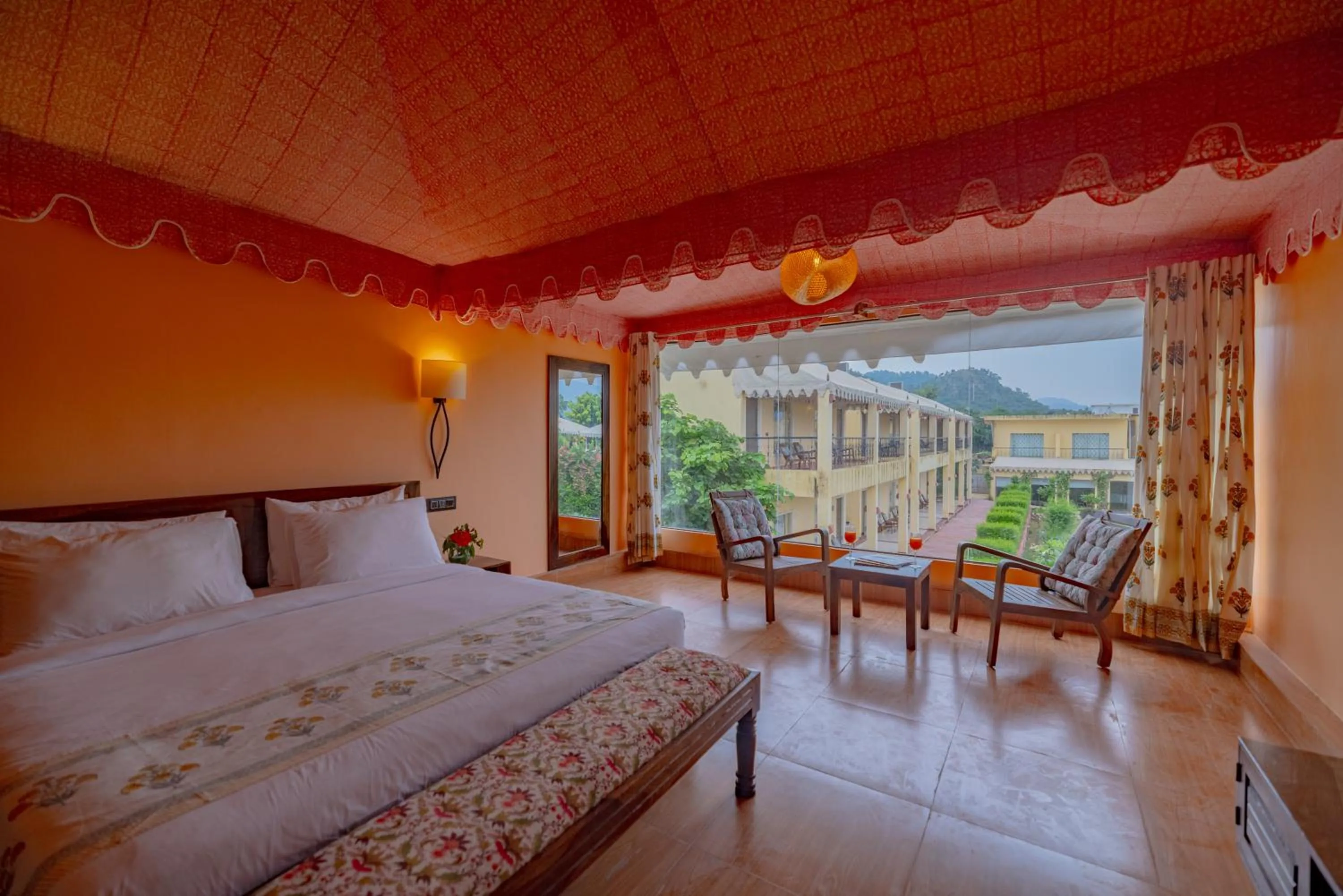 Bed in Ratan Villas Sariska