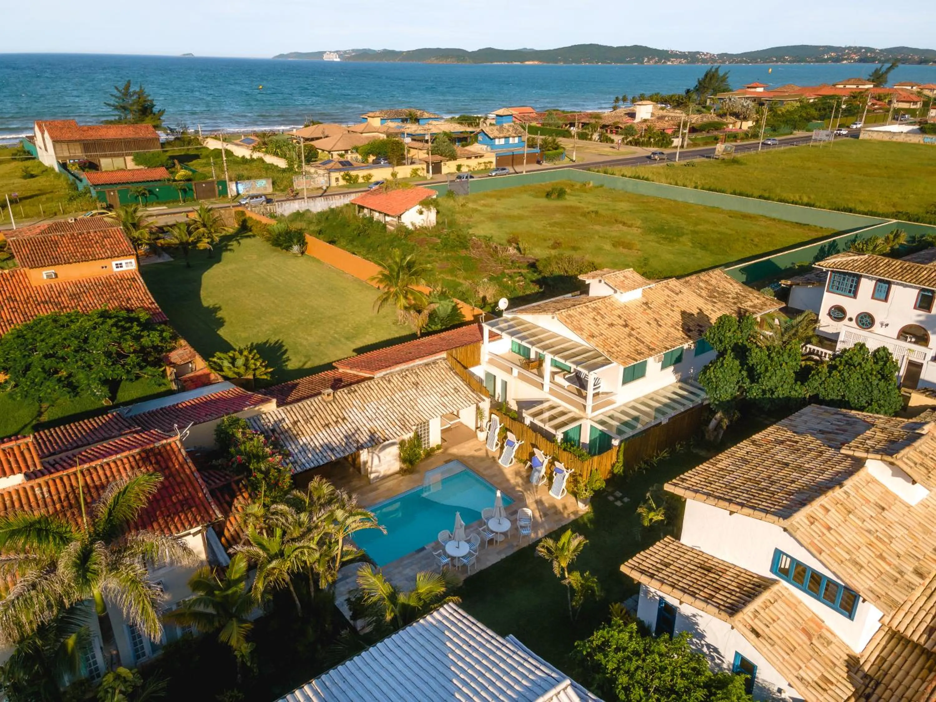 Bird's eye view in Pousada Maré