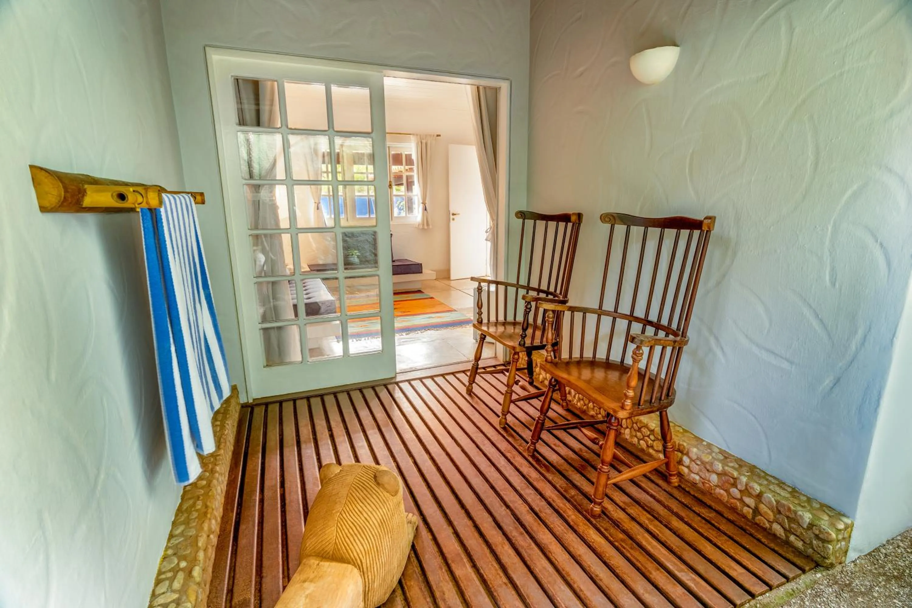 Balcony/Terrace in Pousada Maré