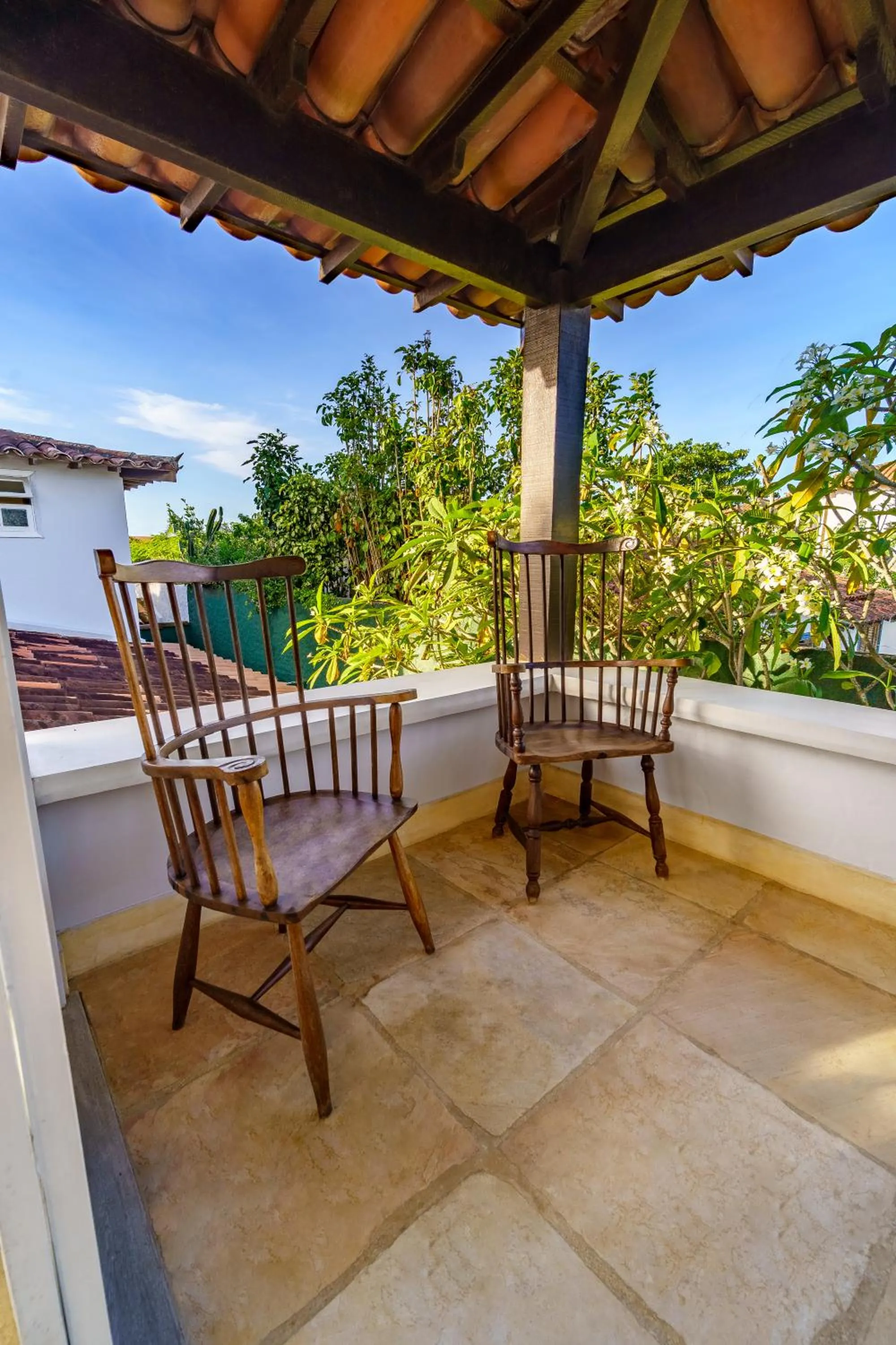 Balcony/Terrace in Pousada Maré