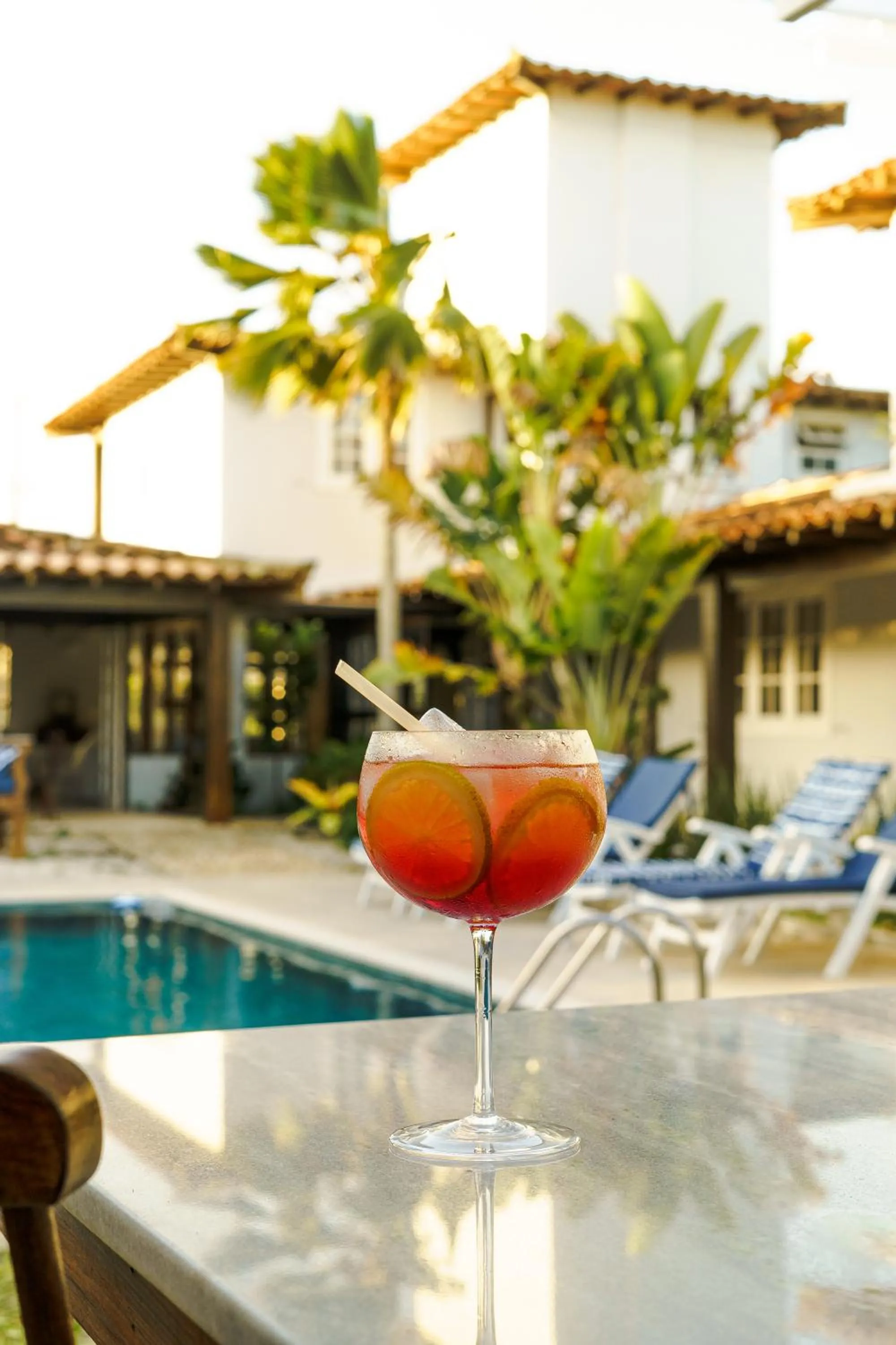 Patio in Pousada Maré