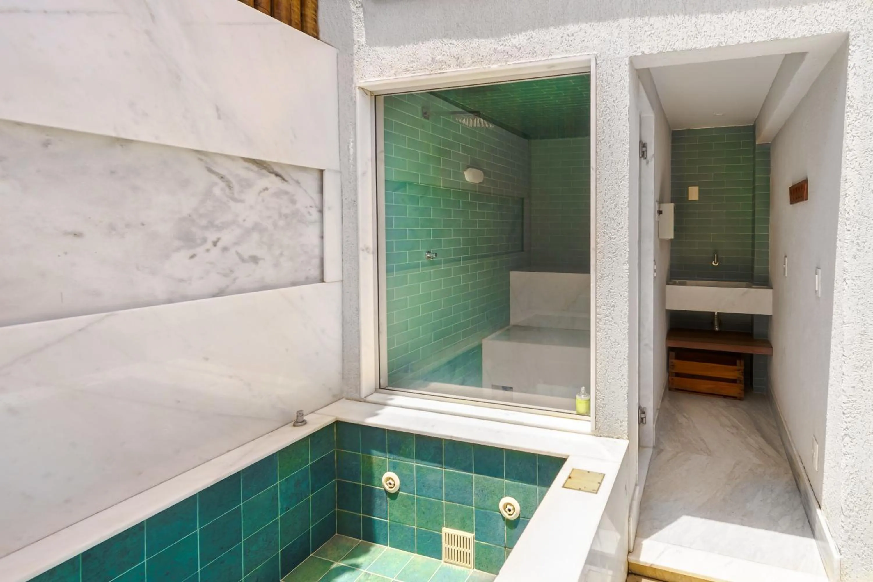 Hot Tub in Pousada Maré