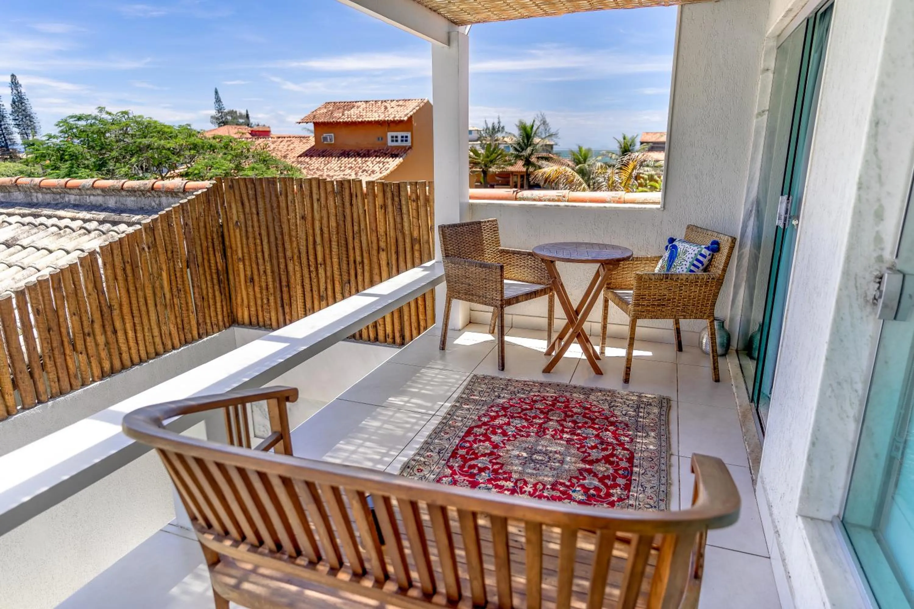 Balcony/Terrace in Pousada Maré