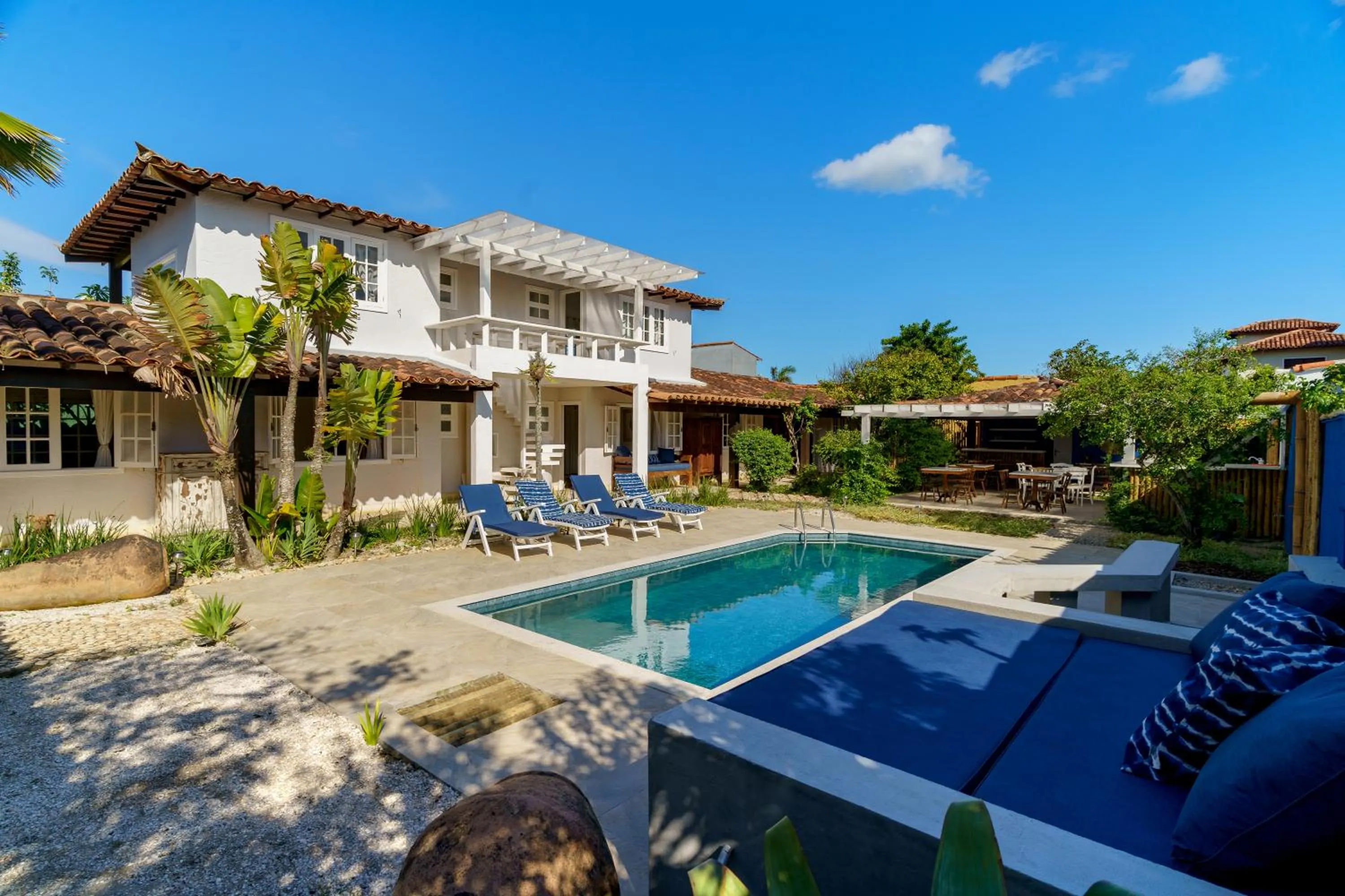 Garden in Pousada Maré