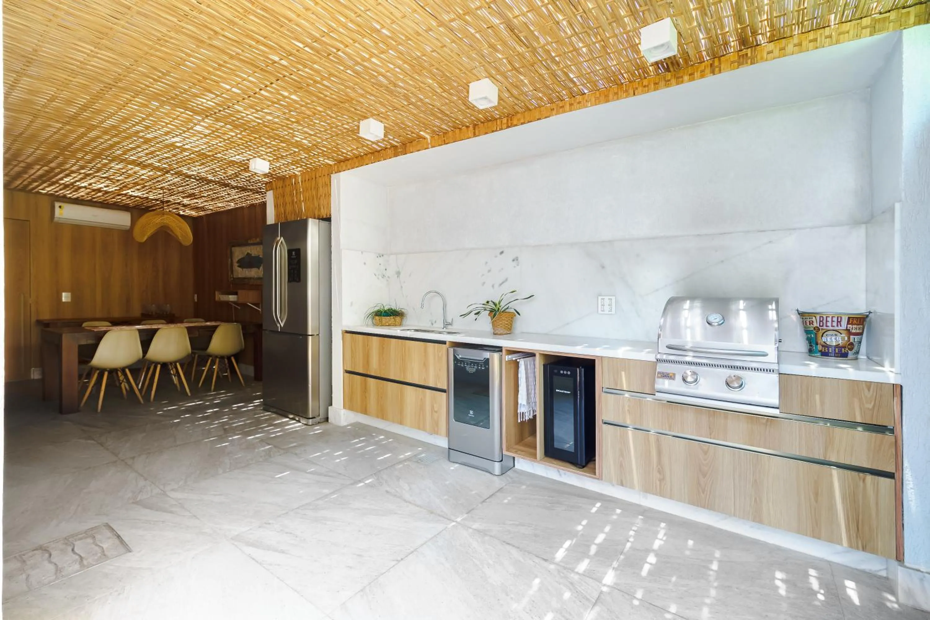 BBQ facilities in Pousada Maré