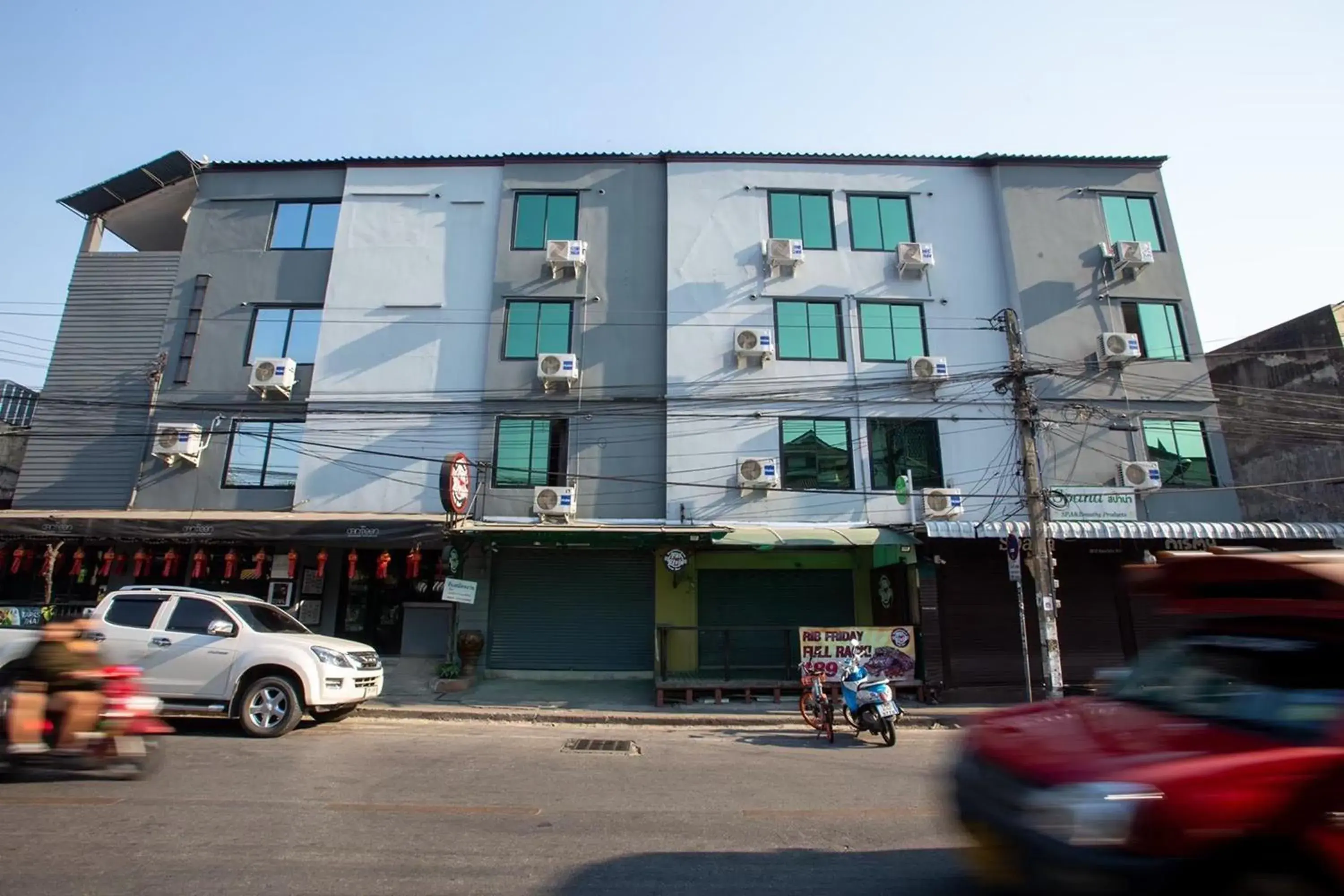 Property building in BW Studios thai art style Property building in BW Studios thai art style